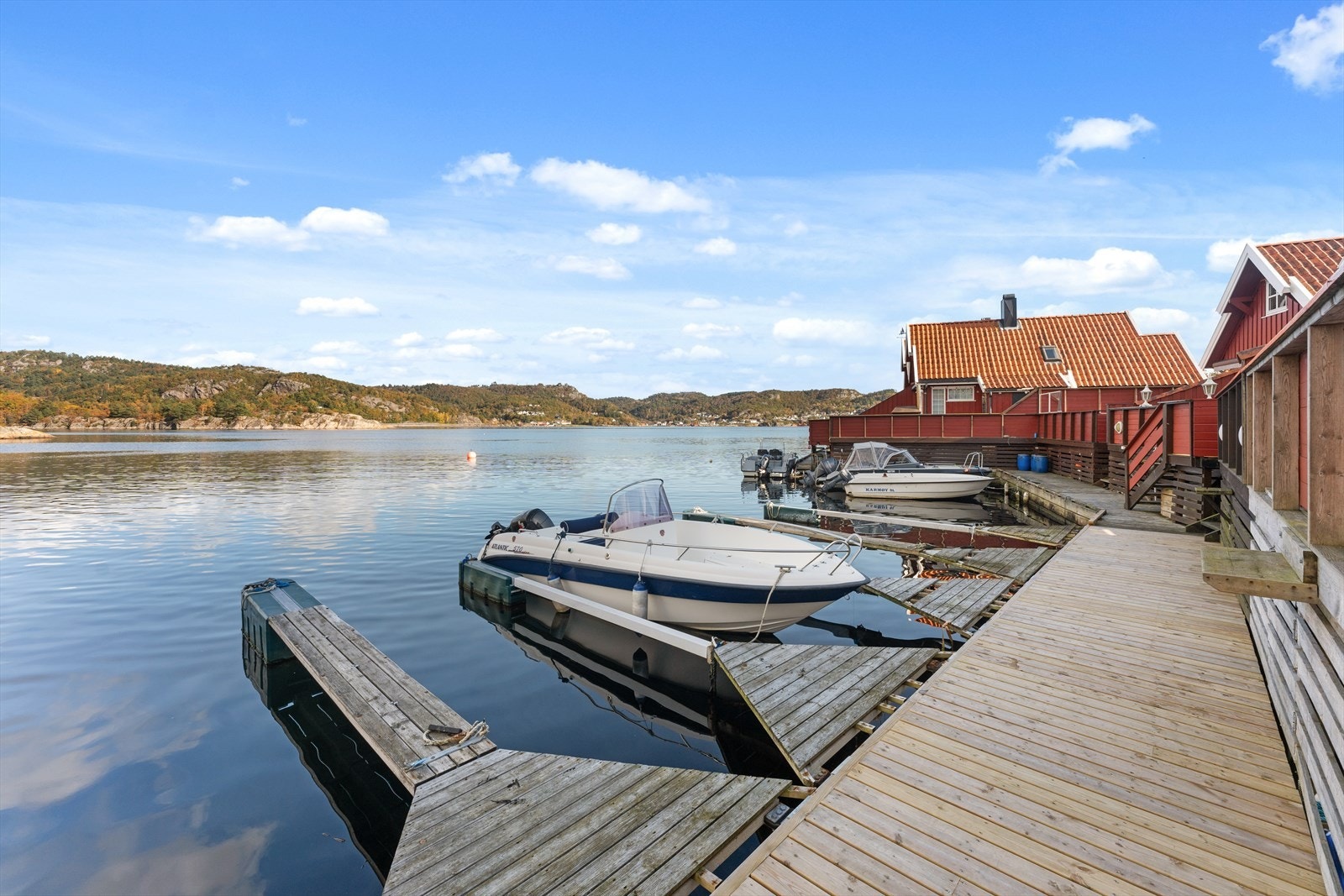 Like utenfor har man 2 båtplasser. Galleribilde