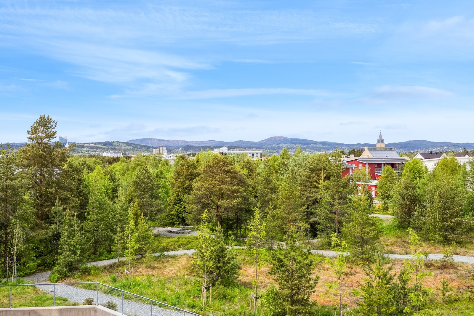 Du har gode utsiktsforhold fra inngangspartiet. Galleribilde