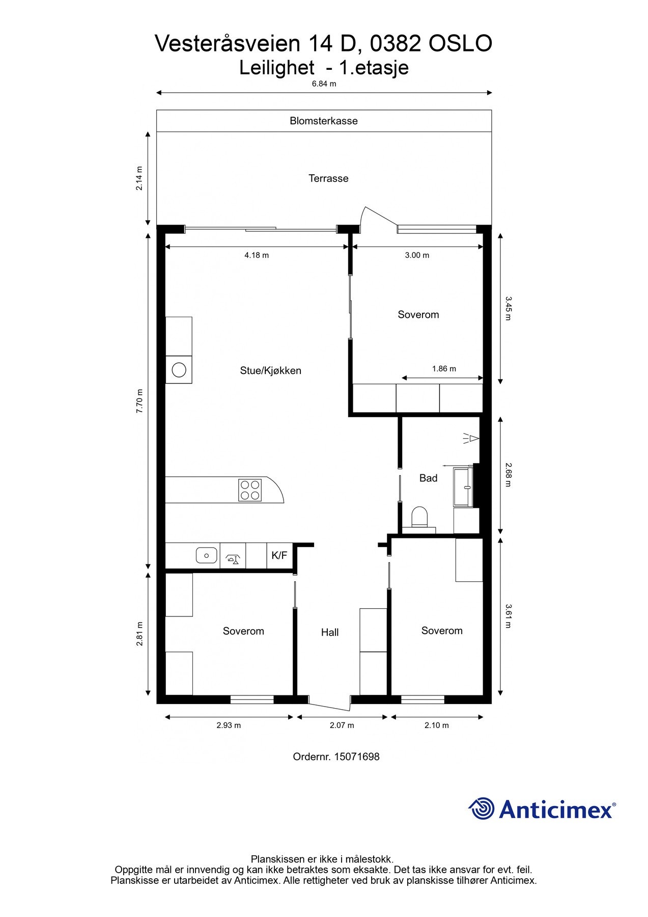 Plantegning. Galleribilde