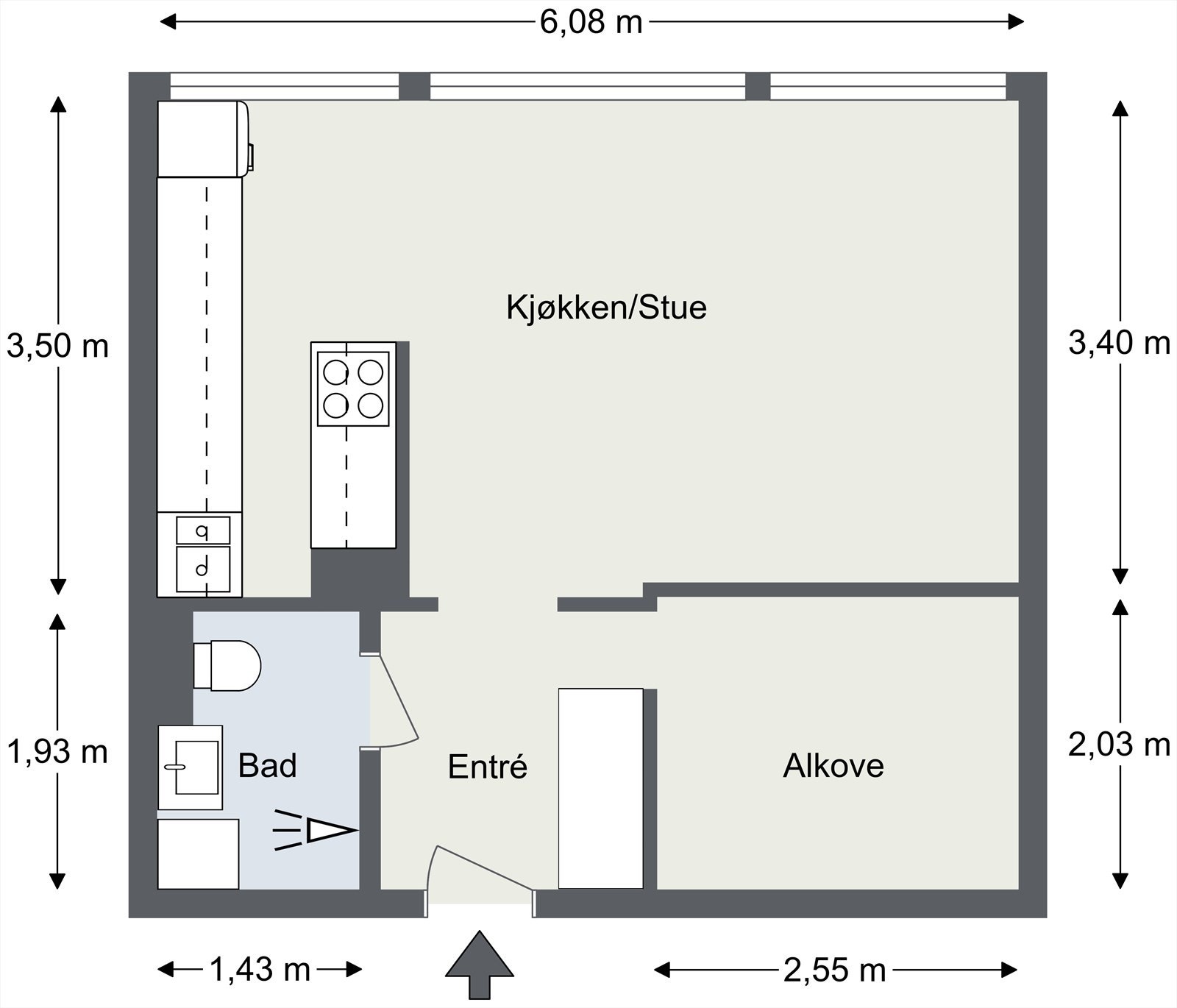 Plantegning Galleribilde