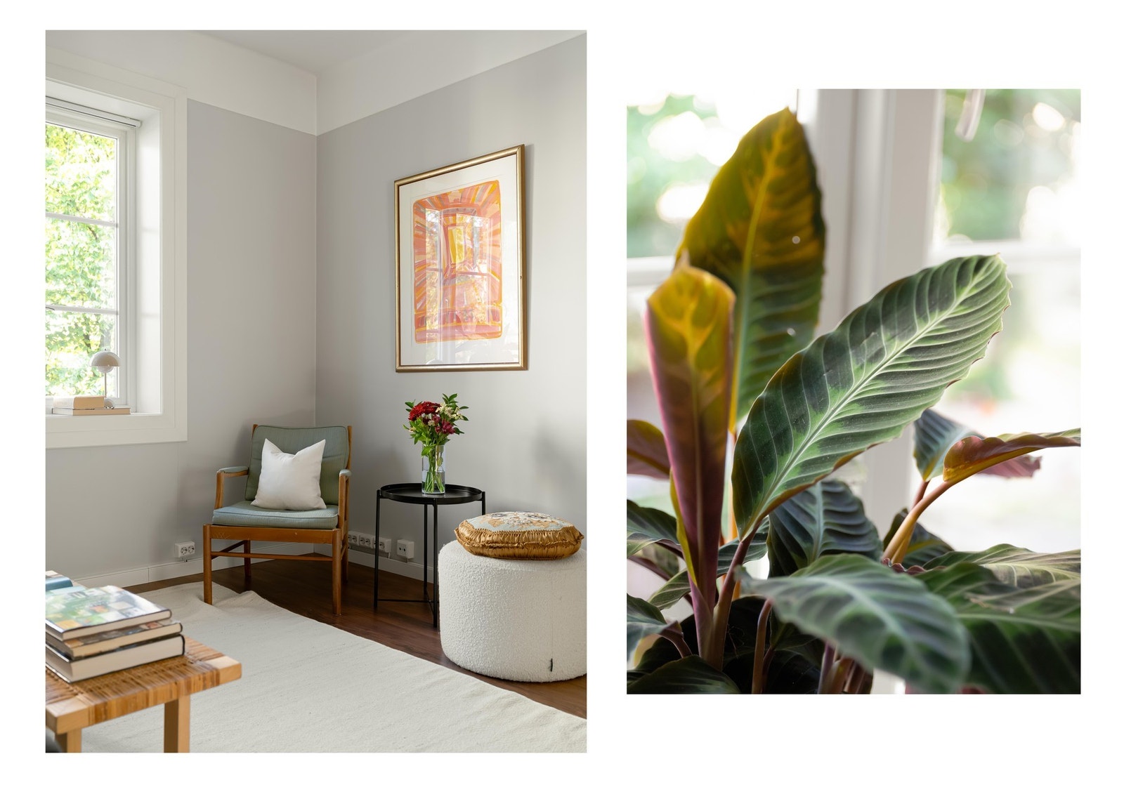 Nevnte vi at stuen vender ut mot den rolige bakgården? Galleribilde