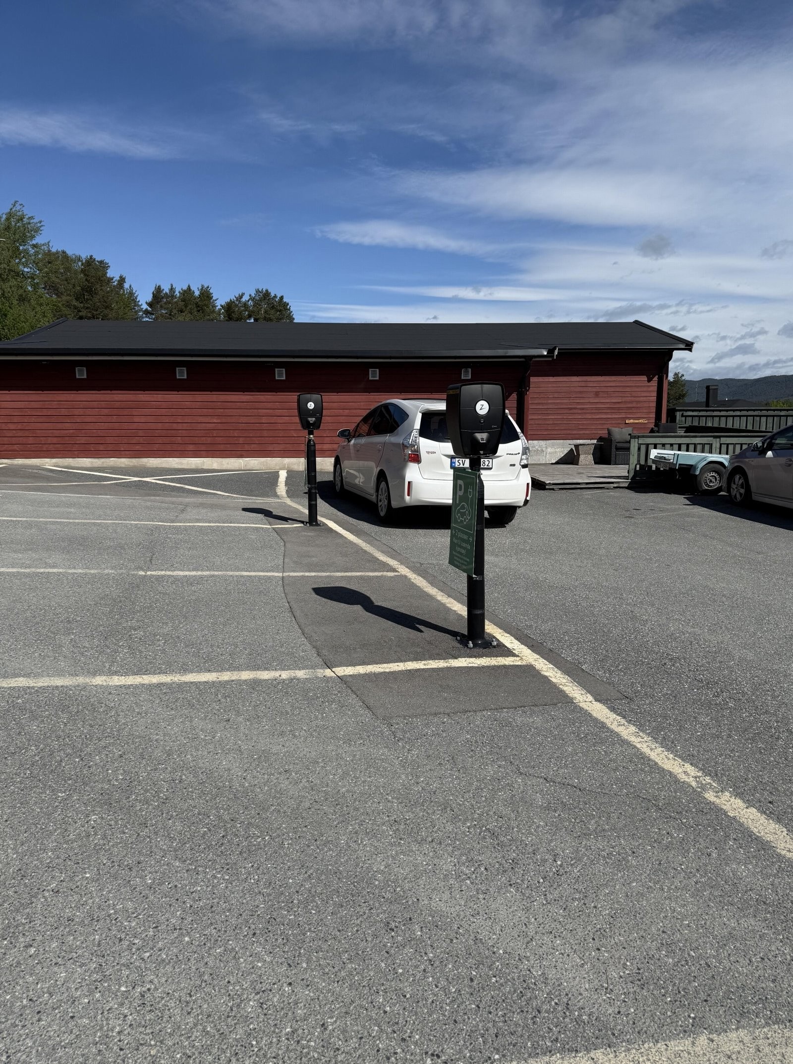 Parkeringsplass. Galleribilde