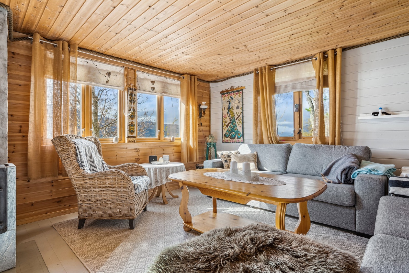 Stuen ble utbygd i 2010 Galleribilde