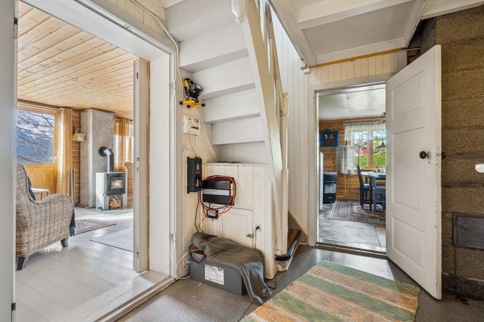 Trapp opp til loftsetasjen Galleribilde