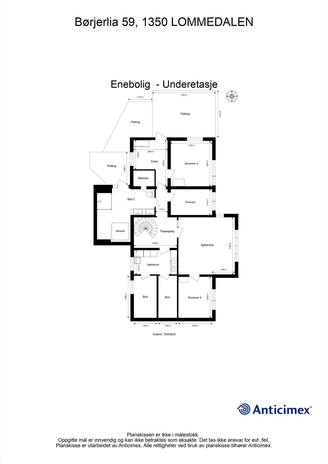 Plantegning Galleribilde