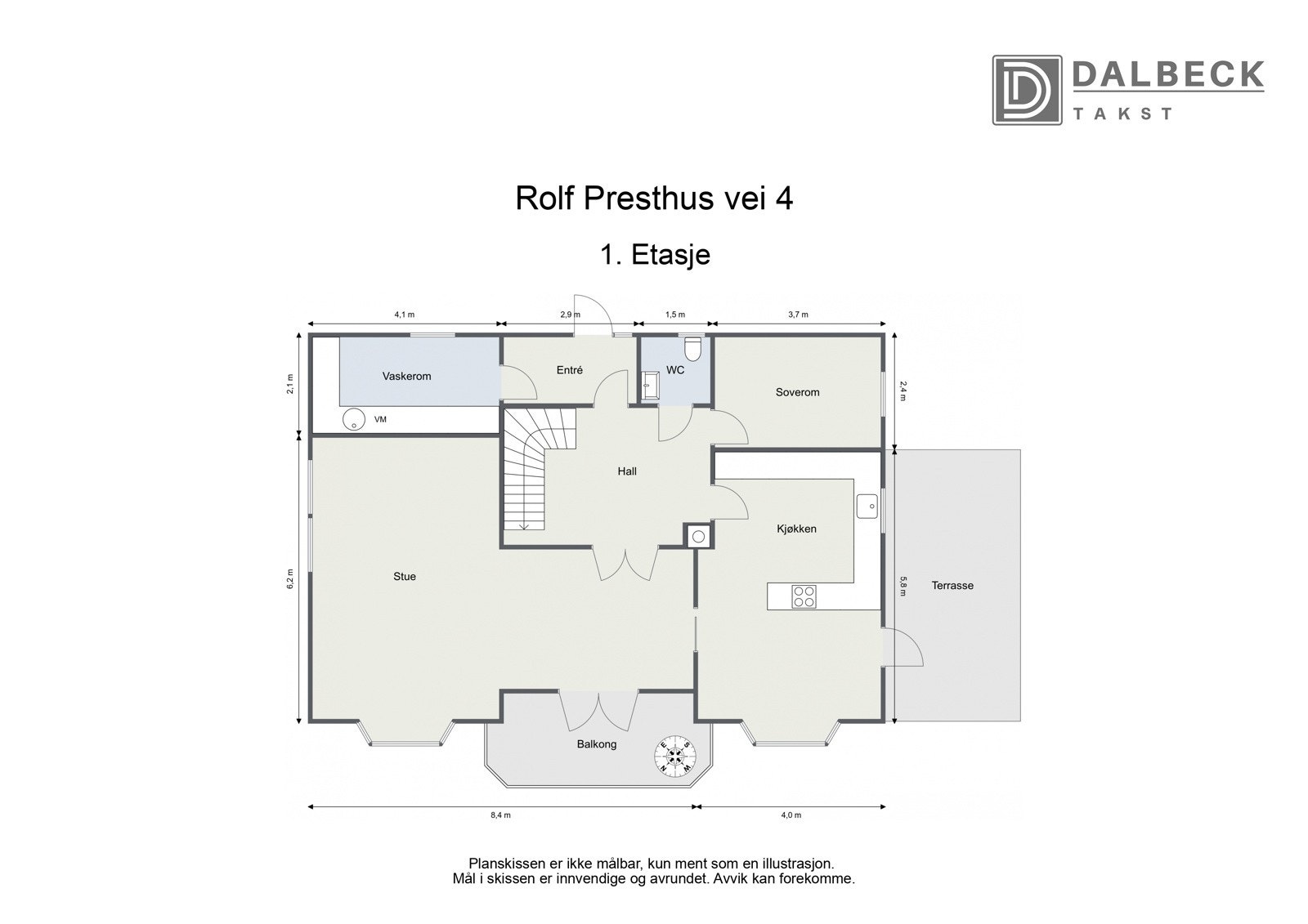 Plantegning første etasje. Galleribilde