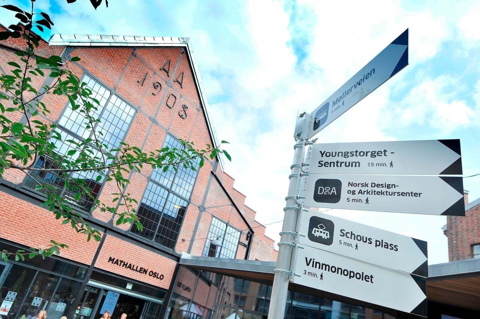 Vulkan og Mathallen med kulinariske smaksopplevelser. Galleribilde