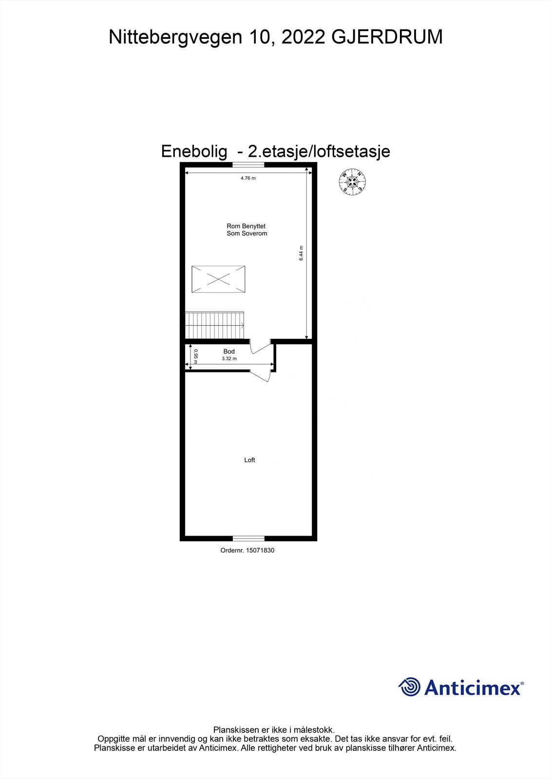 Plantegning - 2.etasje Galleribilde