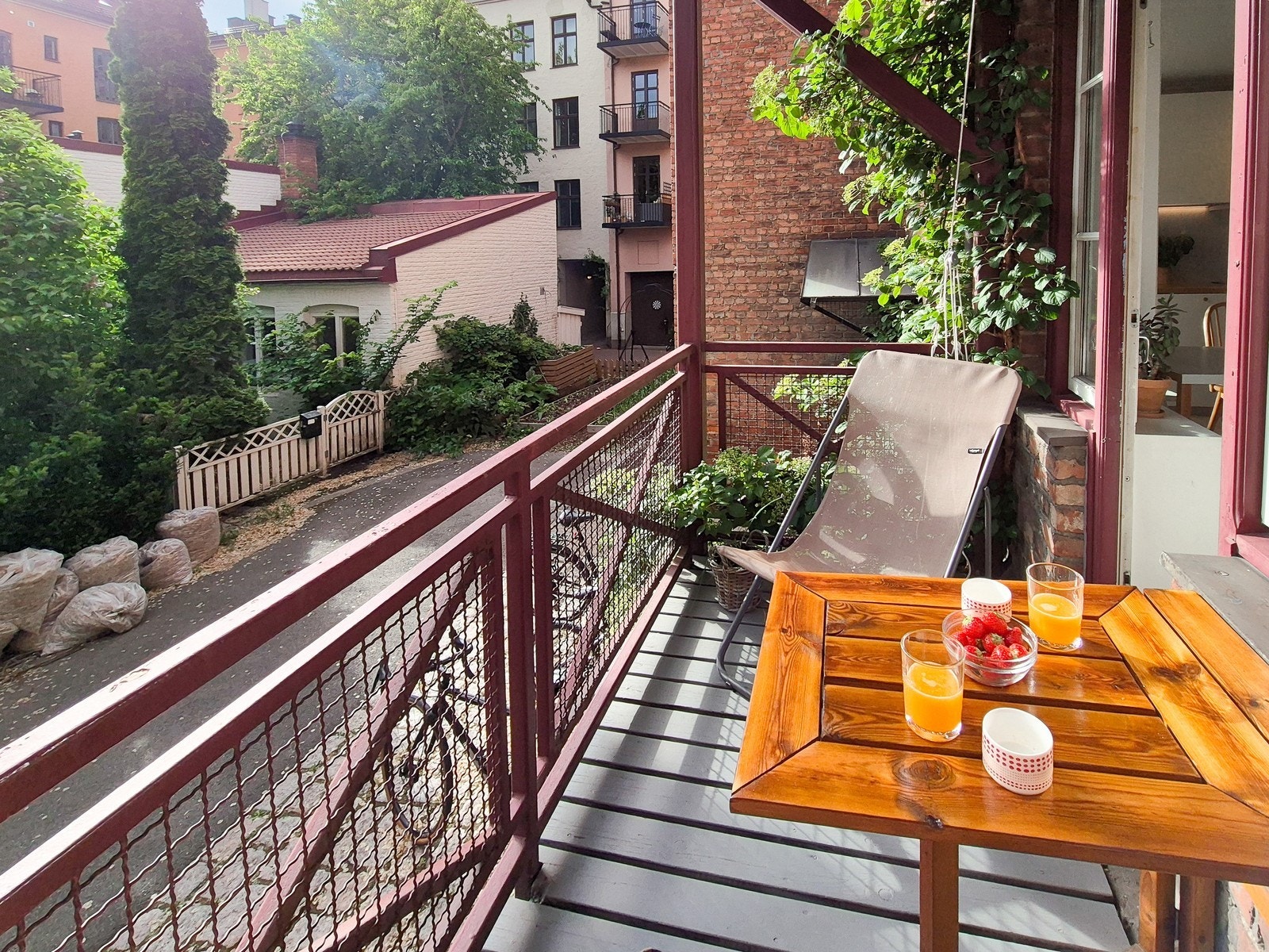 Fra stuen finner du også den vestvendte balkongen, med svært gode solforhold. Galleribilde