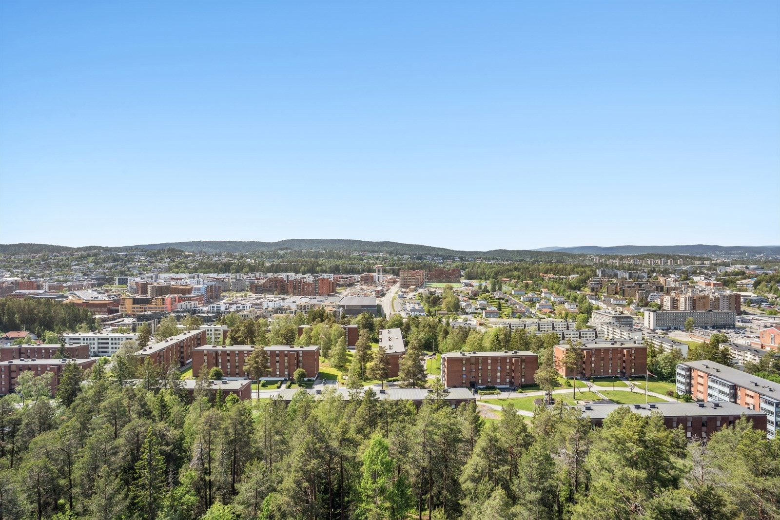 Utsikt fra balkongen Galleribilde