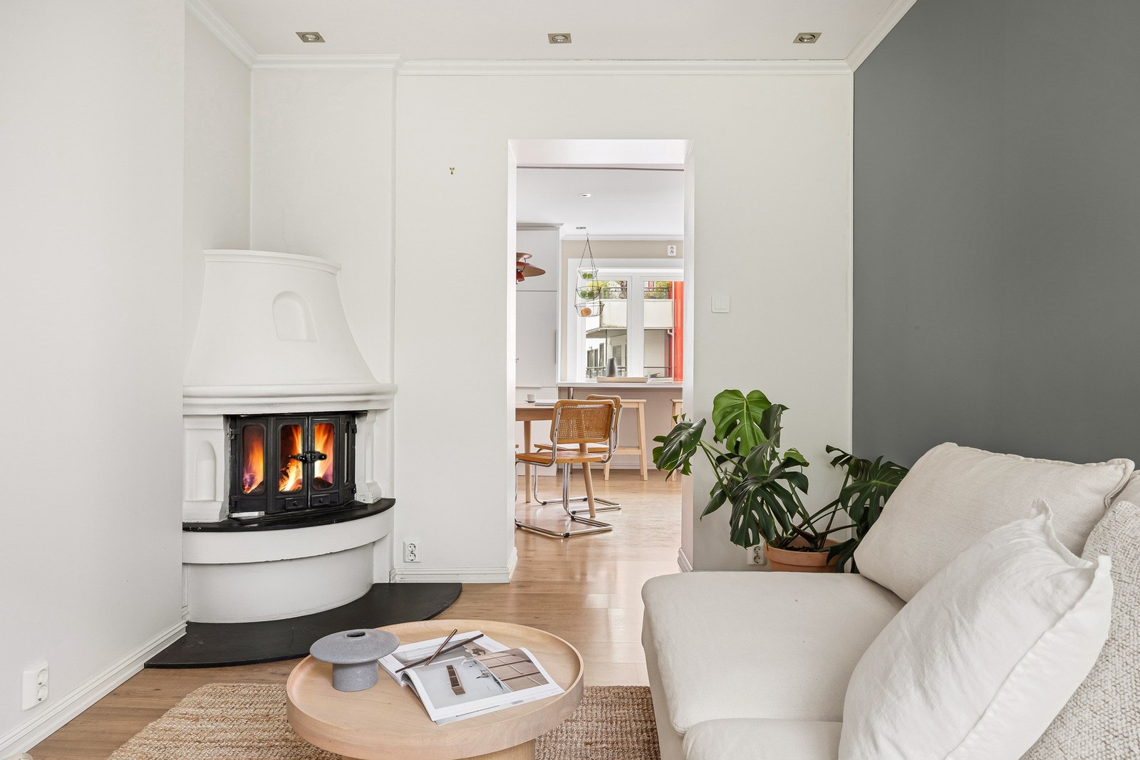 Flott peis å fyre i på vinterne og kalde høstdager. Galleribilde