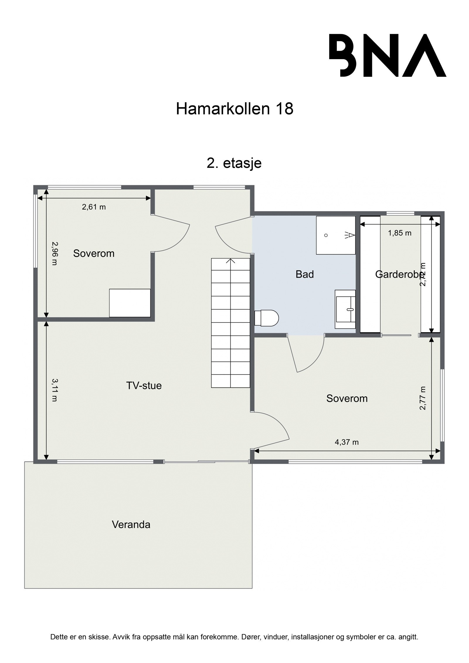 Plantegning - 2. etasje Galleribilde