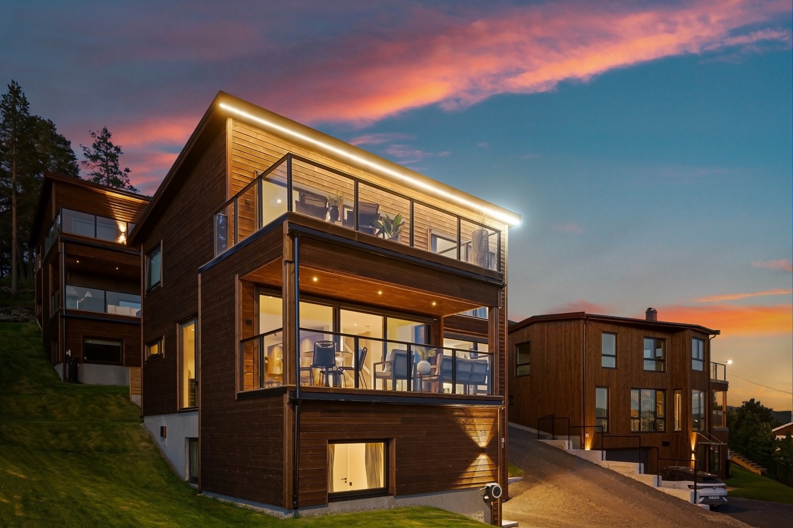 Velkommen til en hyggelig visning i Hamarkollen 18. Galleribilde