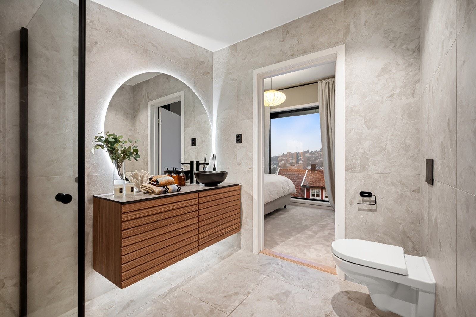 Delikat og moderne baderom fra 2024. Galleribilde