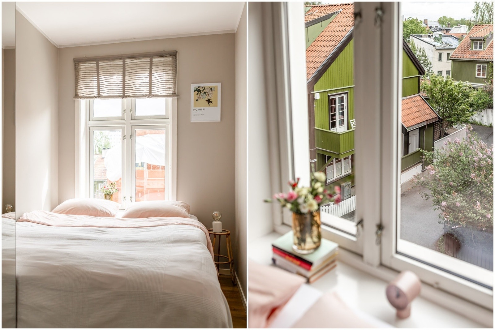 Soverommet vender i likhet med stuen mot trafikkstille sidegate. Galleribilde