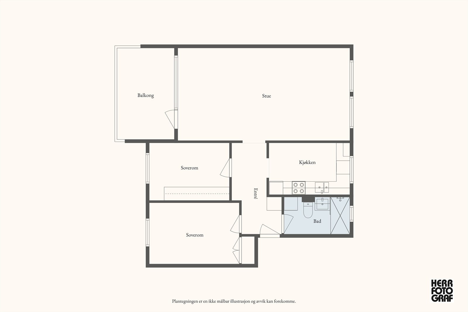 Plantegning Galleribilde