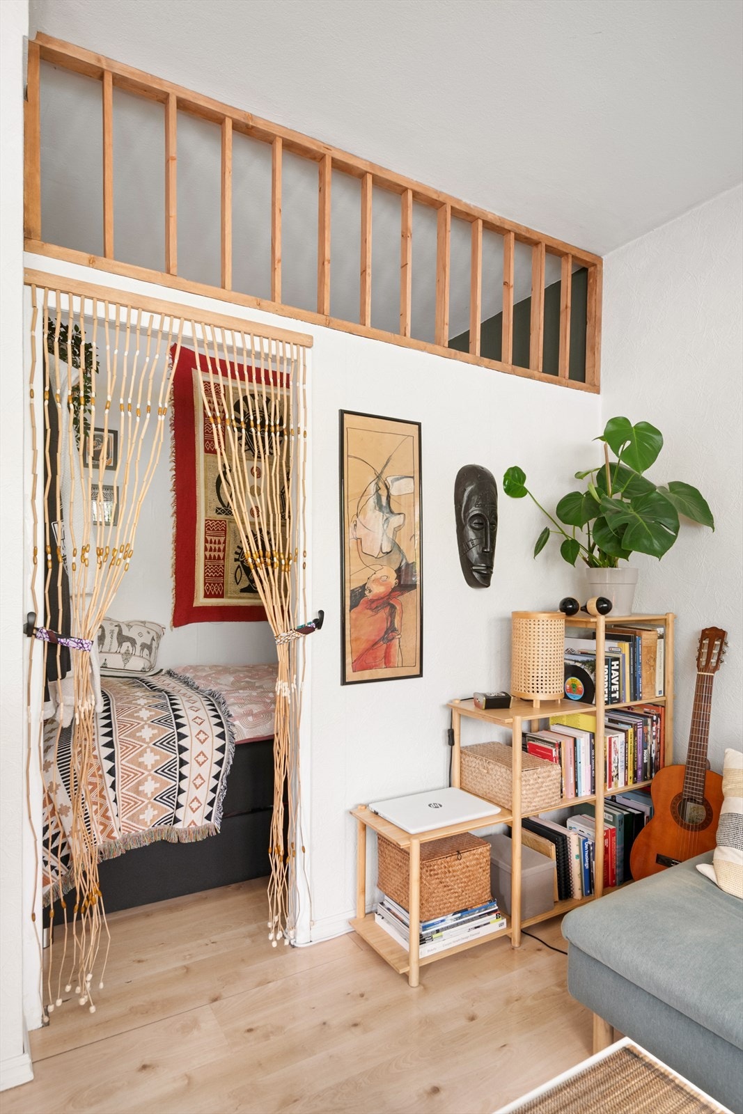 Alkove med god plass til normal seng. Galleribilde