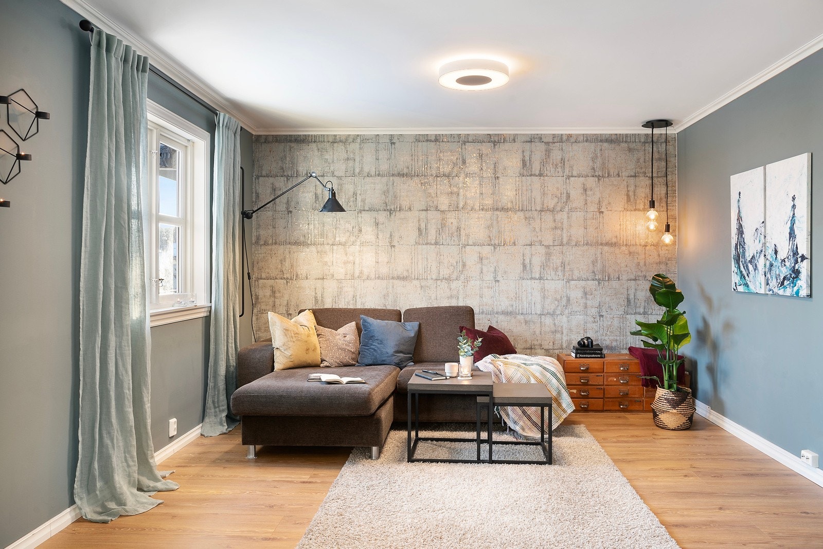 Fin plass til tv-stue Galleribilde