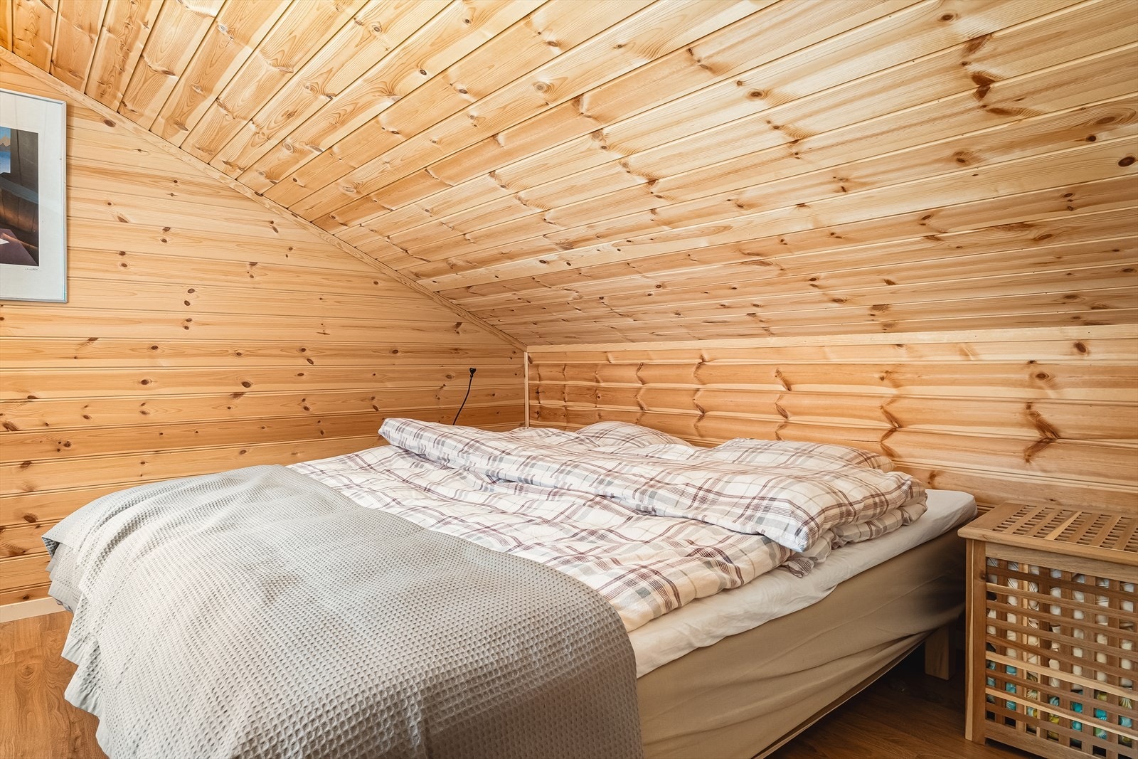 Soverom 3 måler 8,2 m² i gulvareal (målbart areal er 3,8 m²). Rommet er godkjent som bod, men betegnes etter dagens bruk. Galleribilde