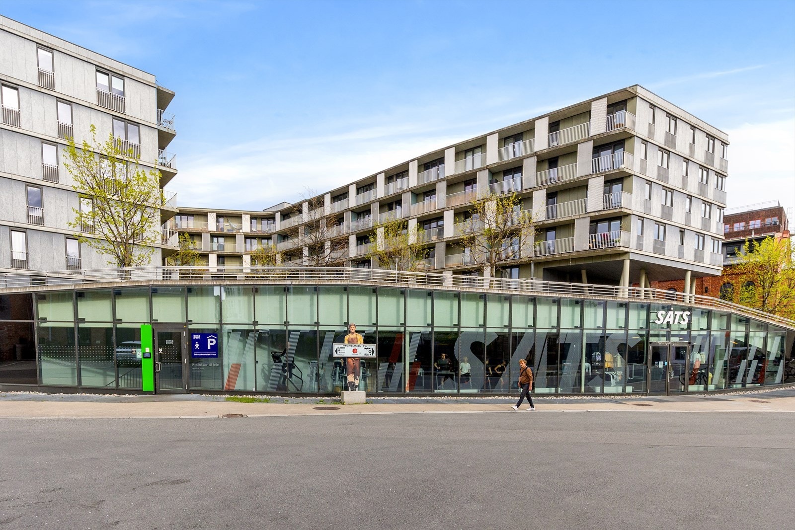 SATS treningssenter i underetasjen. Galleribilde