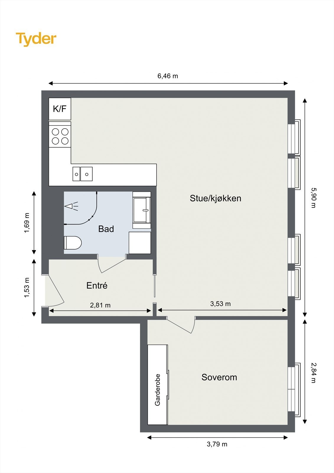 Plantegning Galleribilde