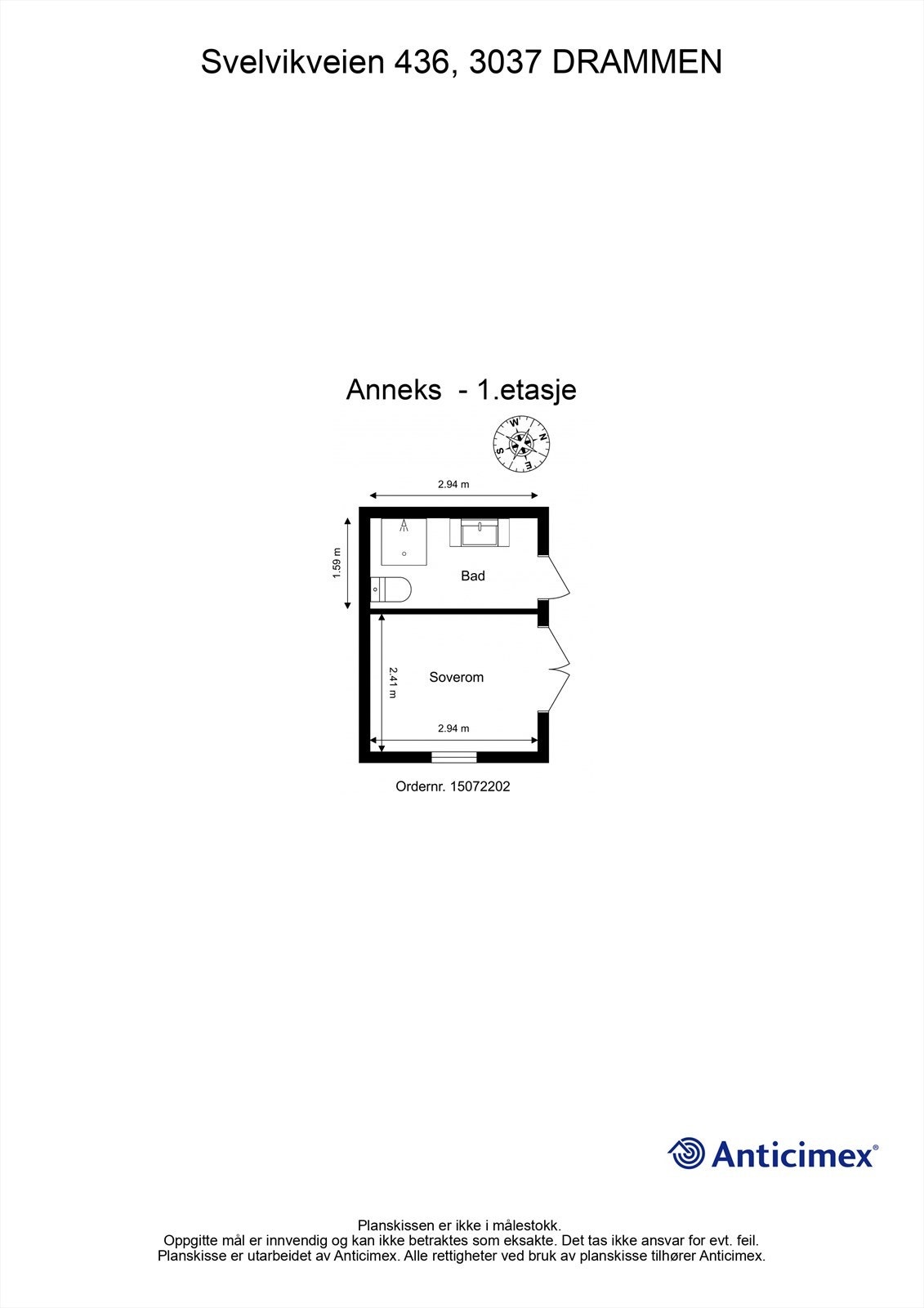 Plantegning - Anneks Galleribilde