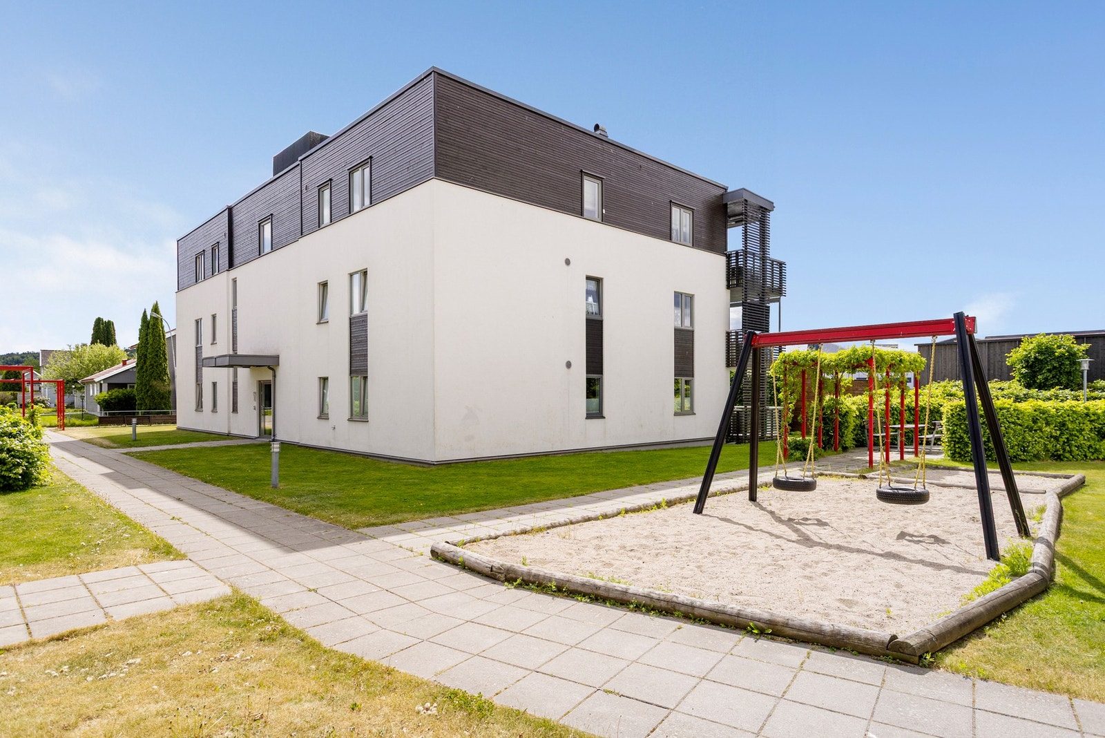 Lekeplass på fellesareal Galleribilde