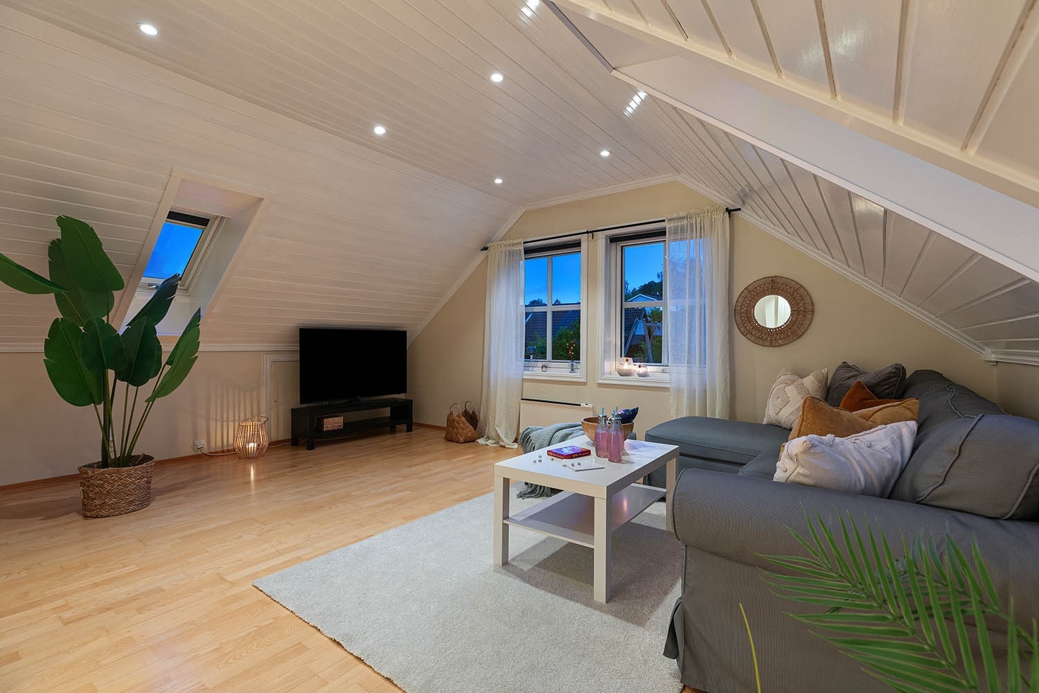 Stor loftstue/Tv-stue Galleribilde