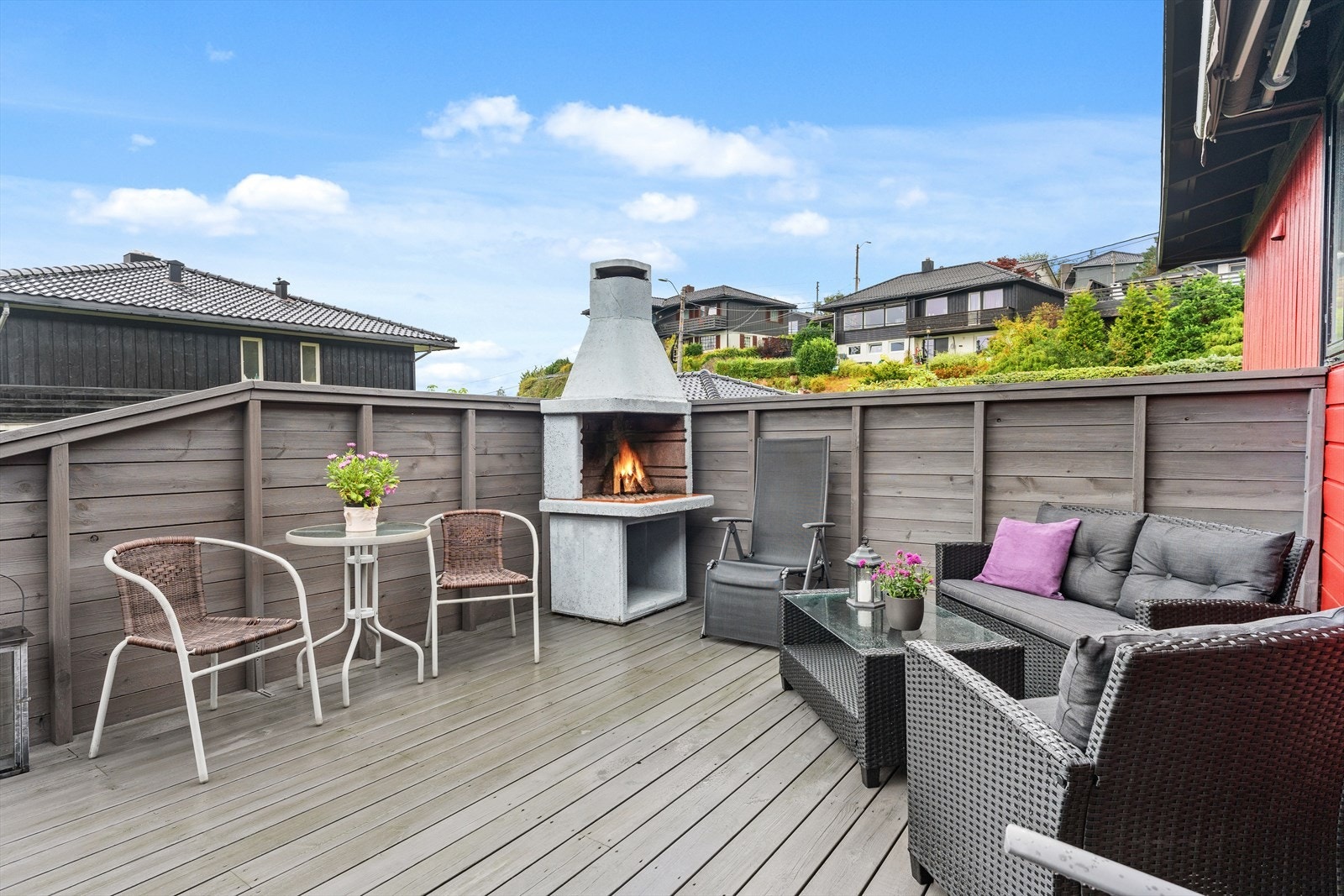 Lunt og usjenert uteområde. Galleribilde