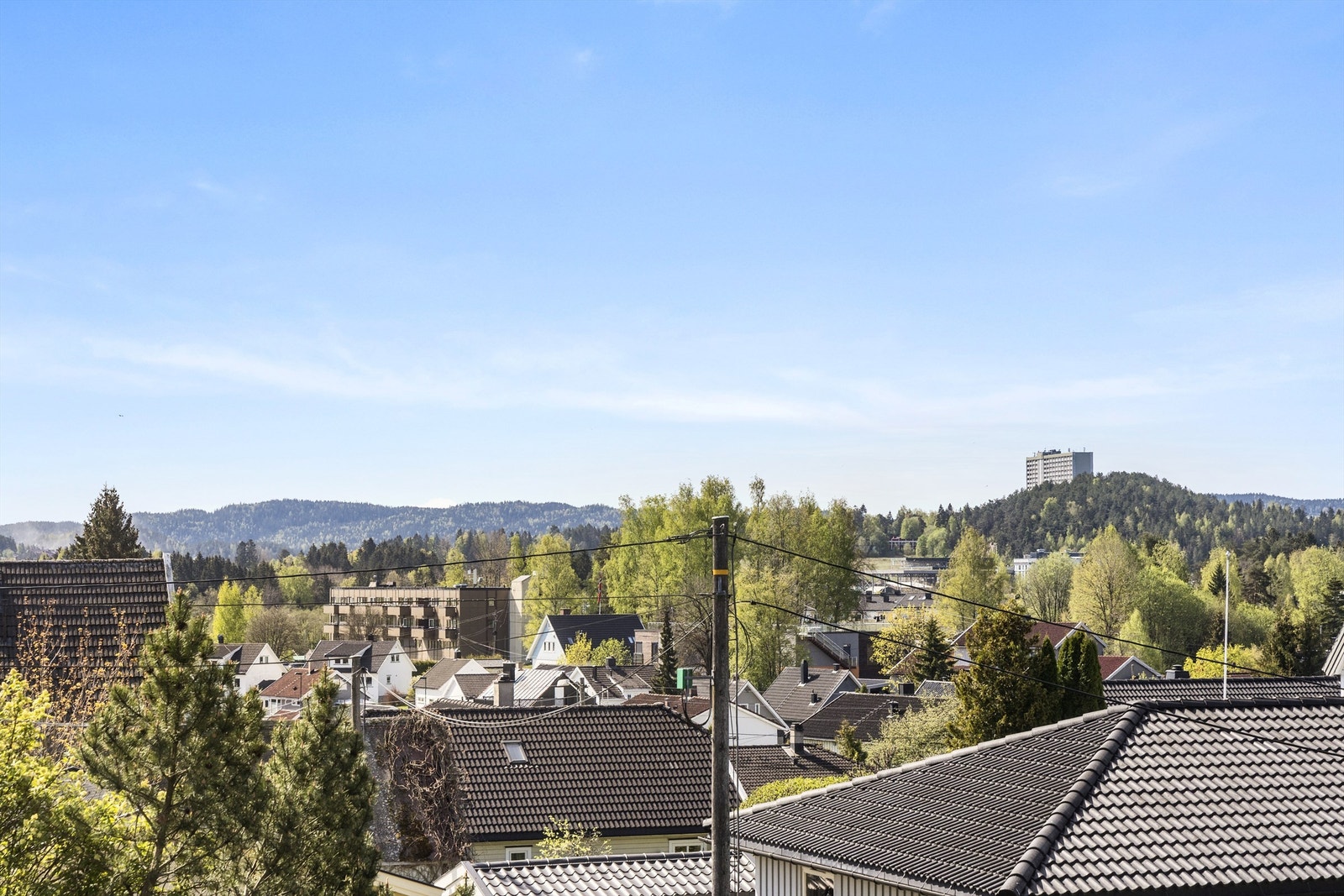 Utsikten mot Lørenskog sentrum Galleribilde