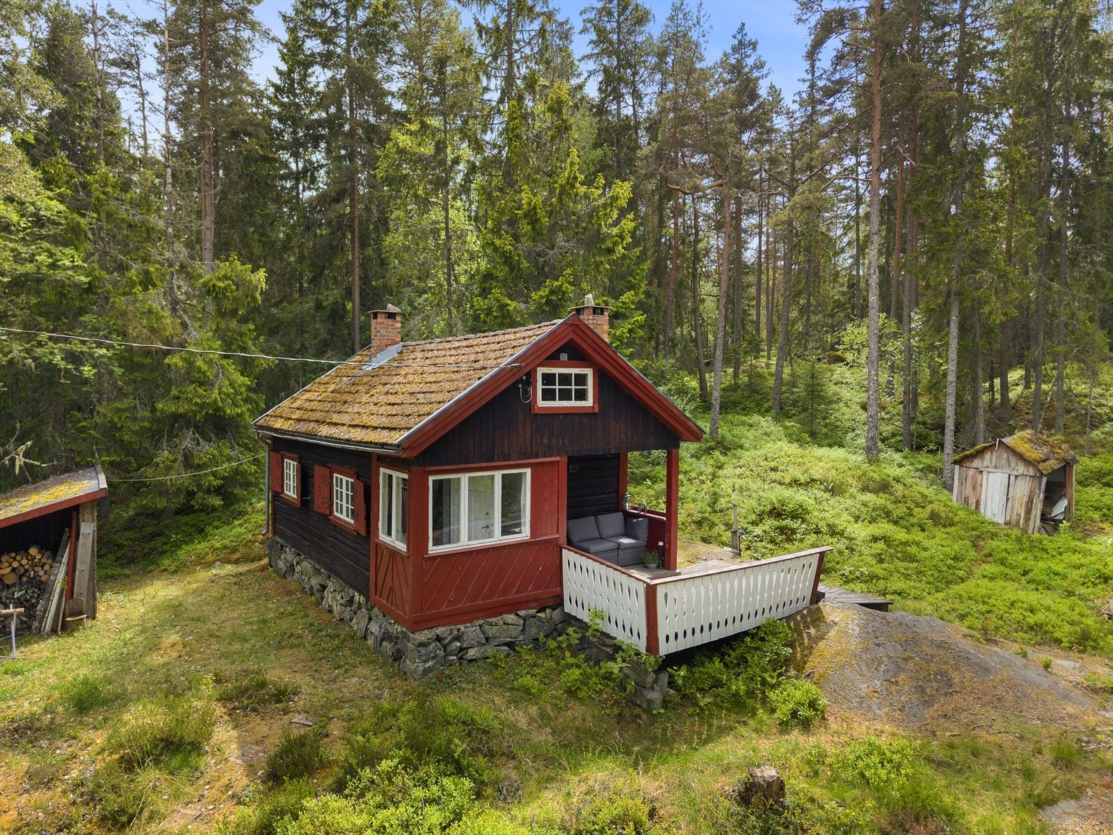Dronefoto Galleribilde