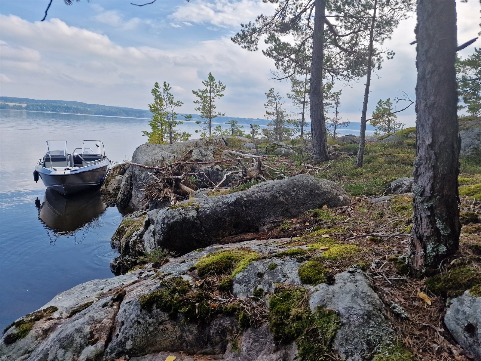 Selgers eget bilde, flust med utfluktsmuligheter i båt Galleribilde