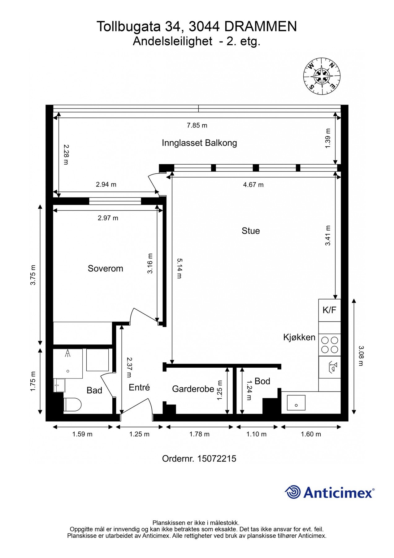 Plantegning Galleribilde
