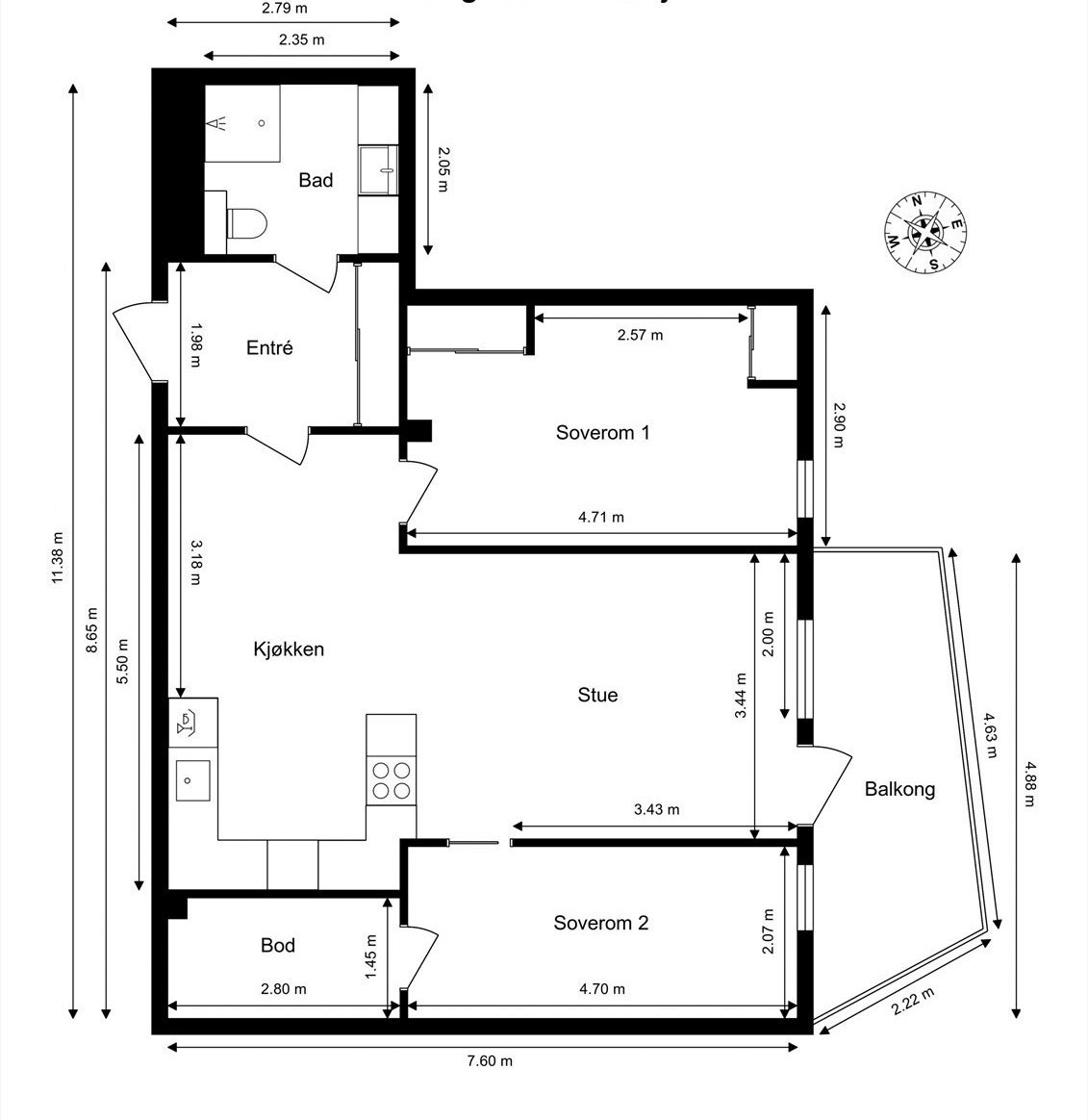 Plantegning Galleribilde