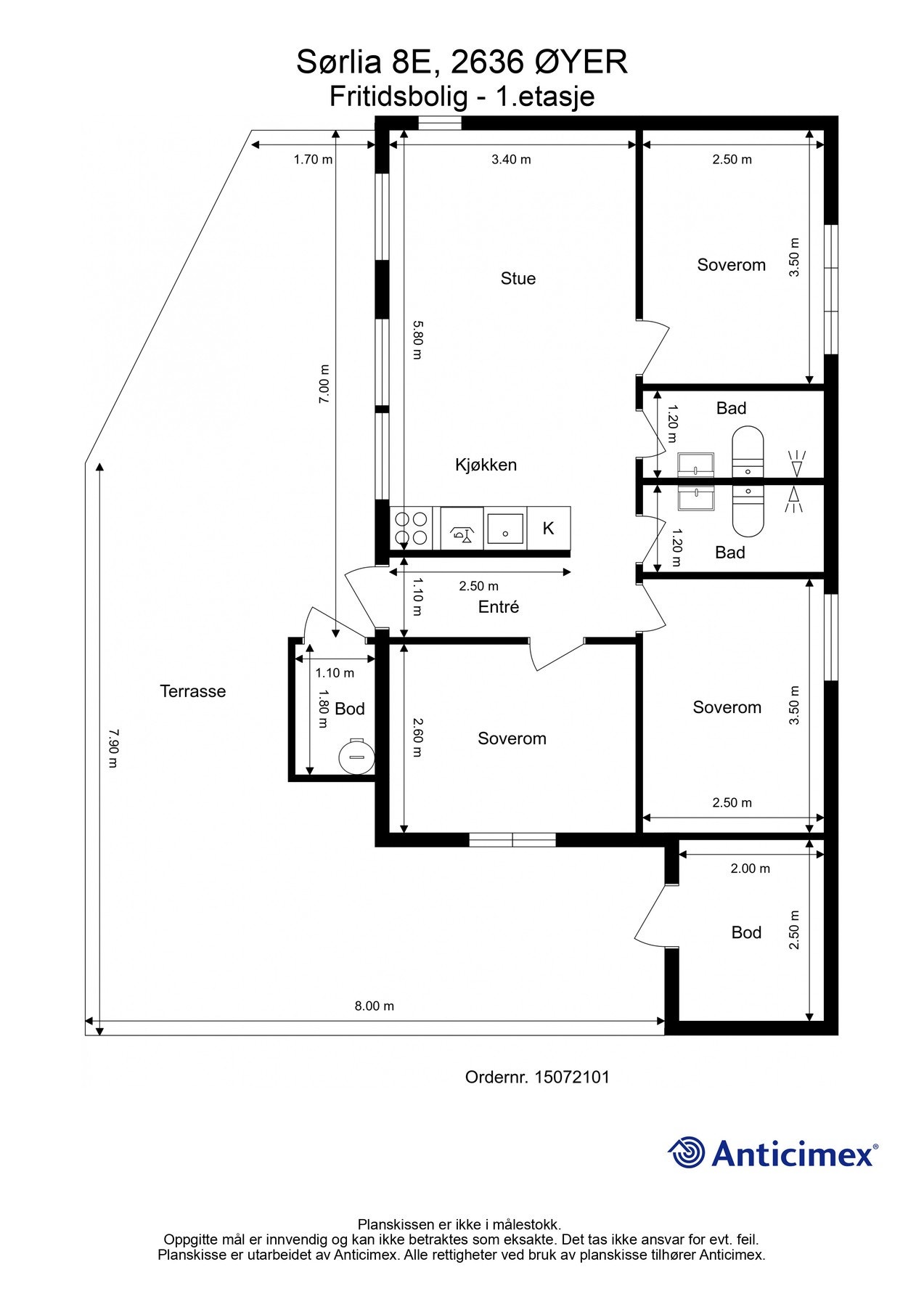 BRA-i på 60m2. Galleribilde