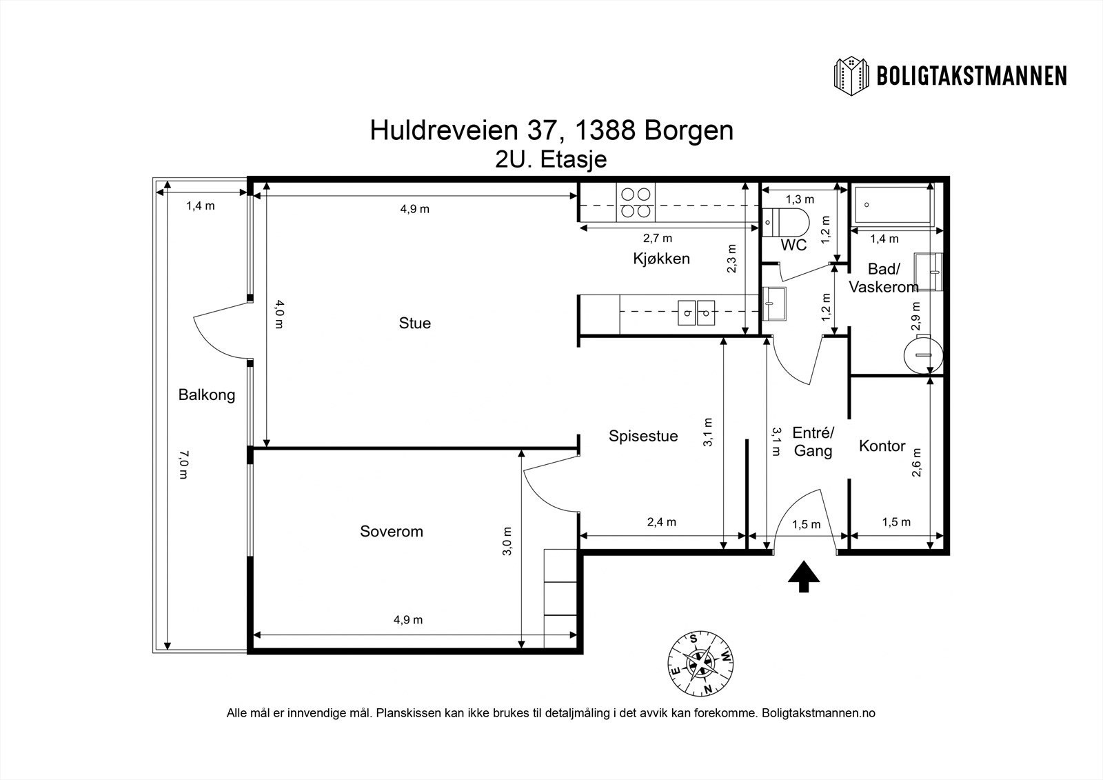 Plantegning Galleribilde