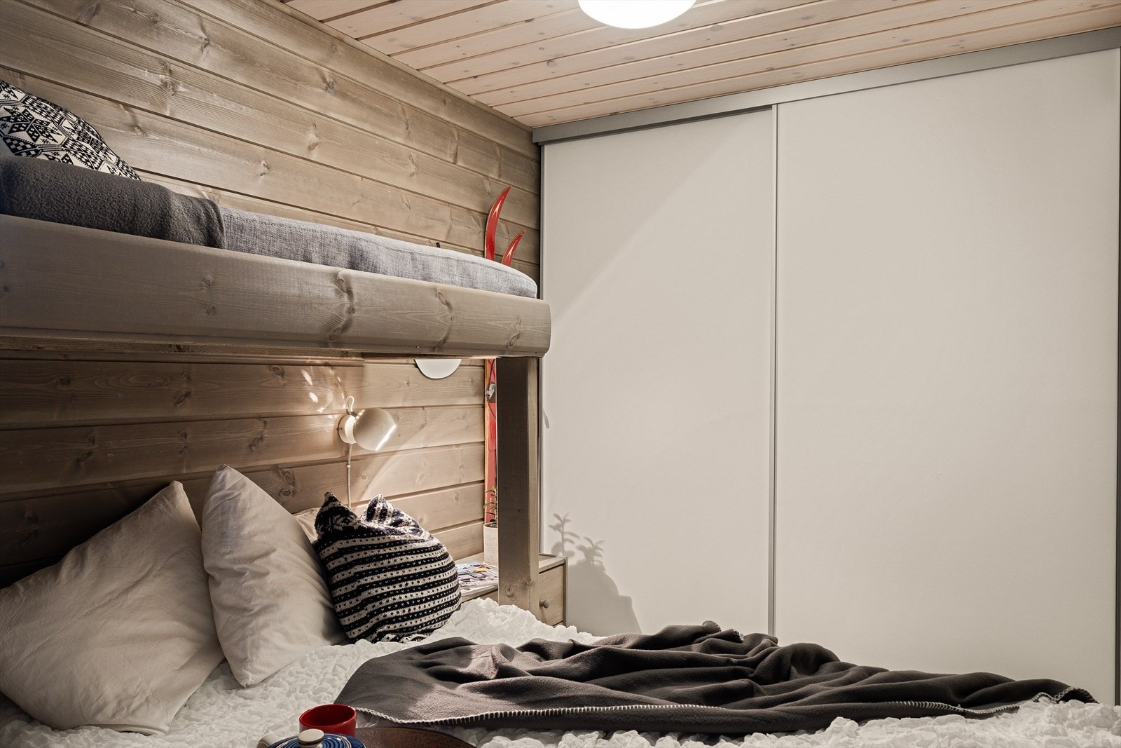 Soverom 3 med god skyvedørsgarderobe. Galleribilde