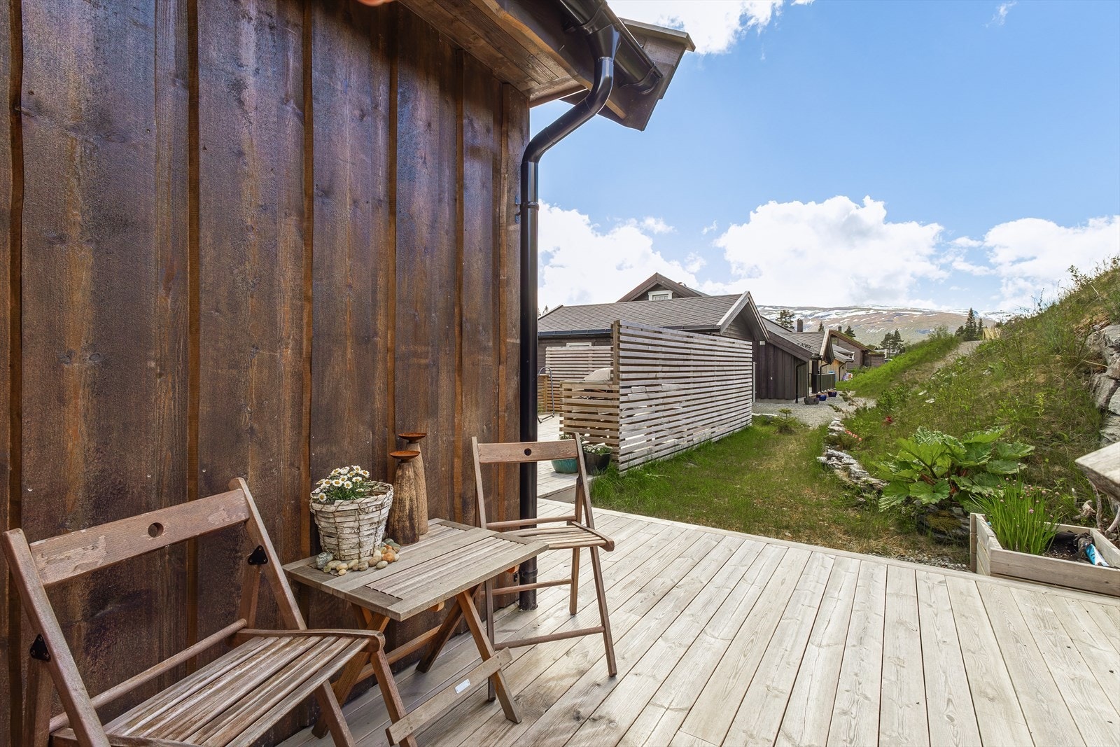 Hyggelig i hytteveggen. Galleribilde