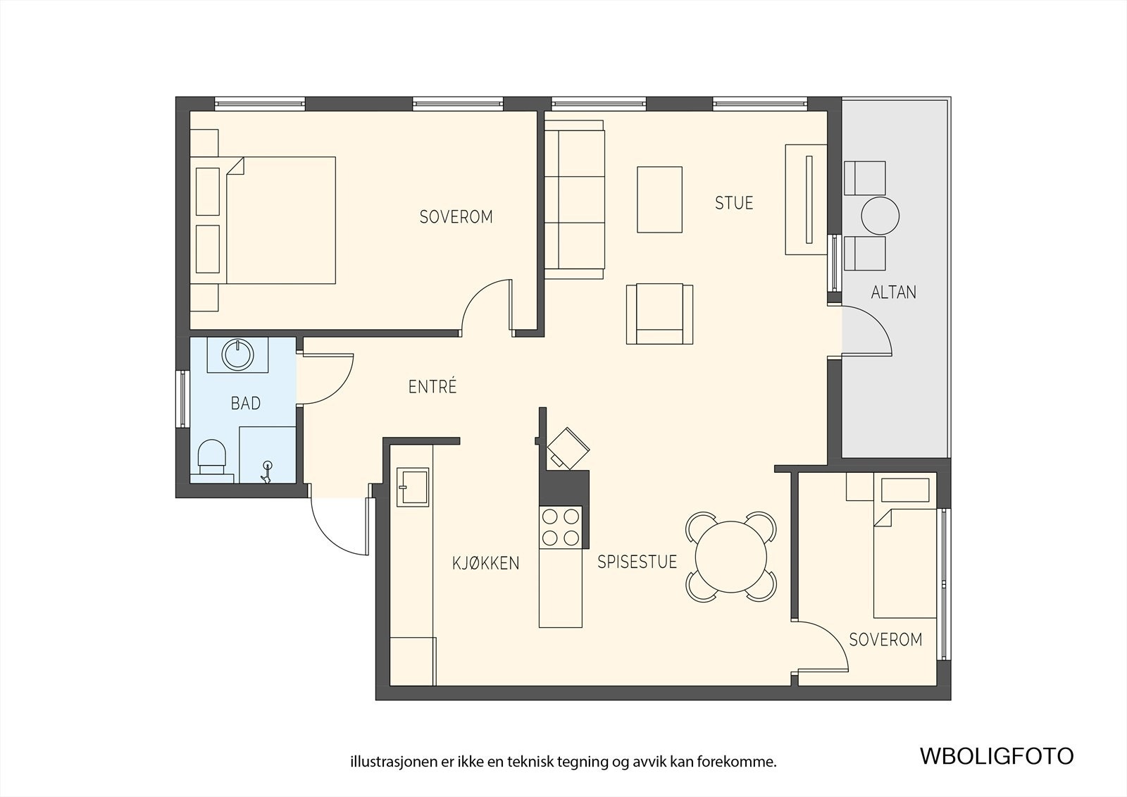 Plantegning Galleribilde
