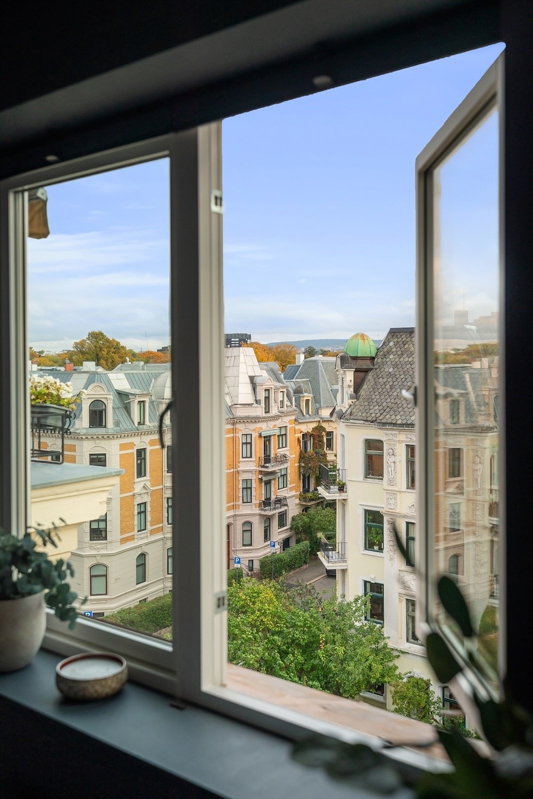 Utsikt fra hovedsoverommet. Galleribilde