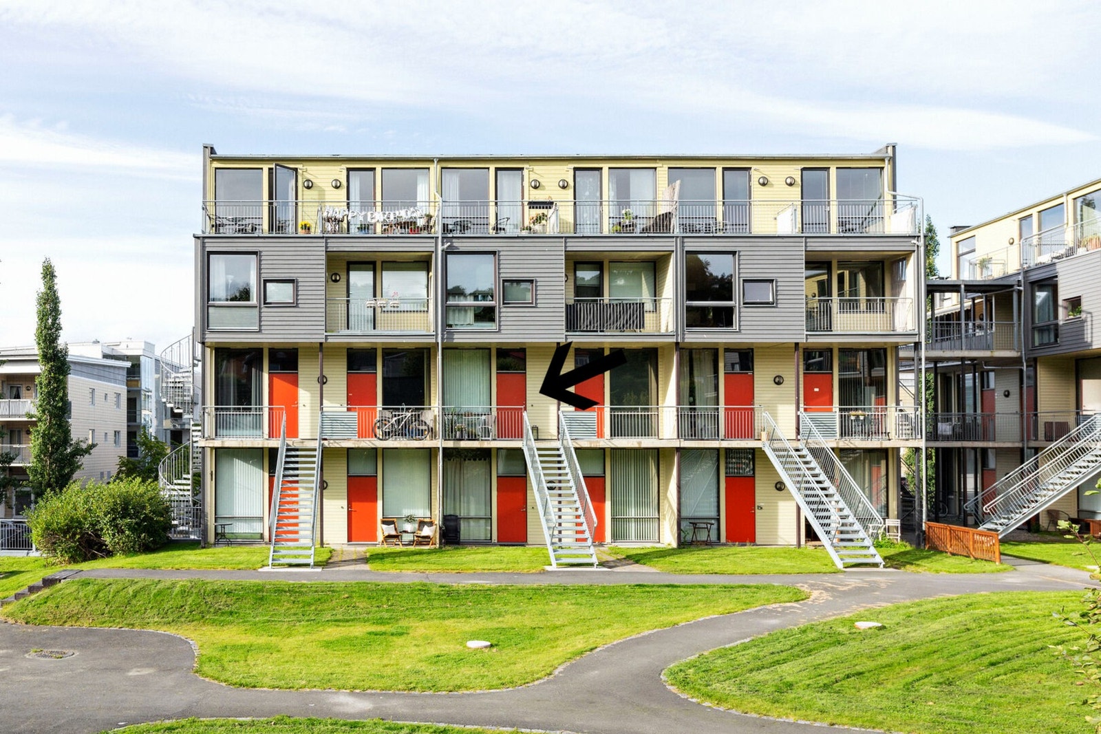 Fasade. Bygget ble satt opp i 2004. Galleribilde