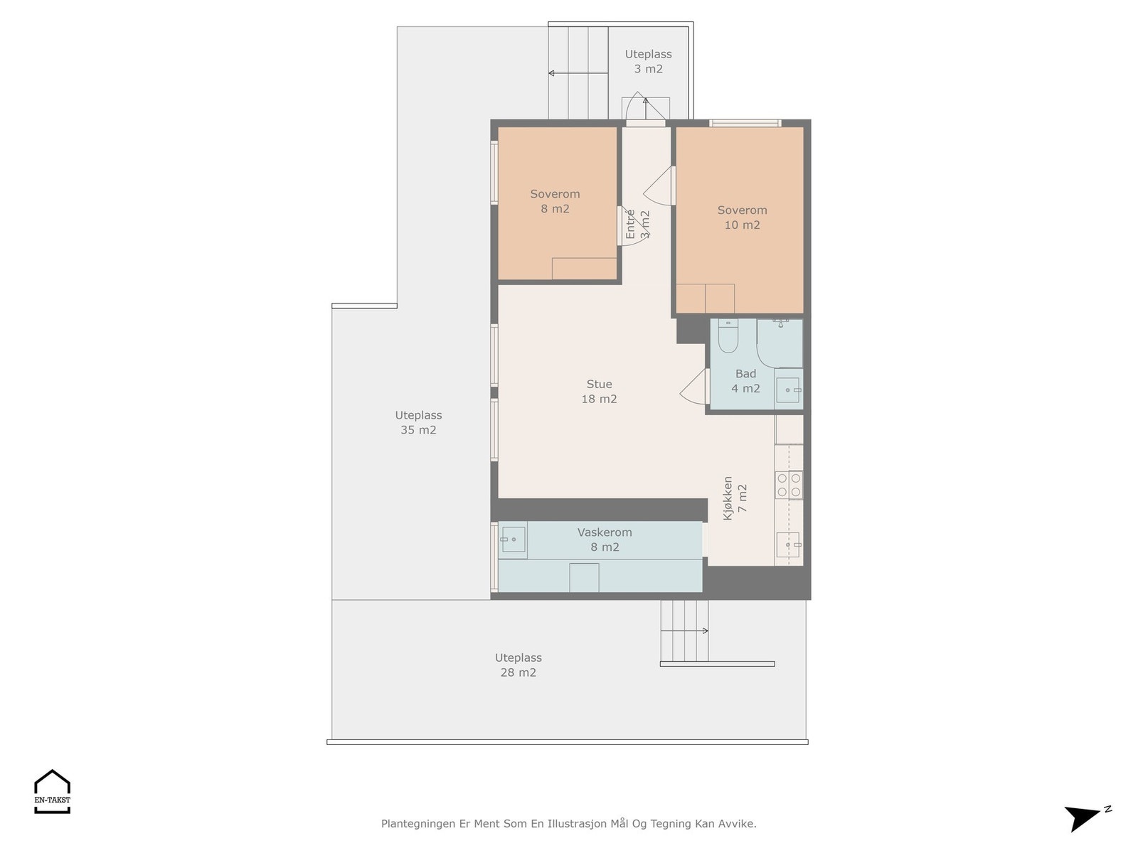 Plantegning - underetasje. Galleribilde