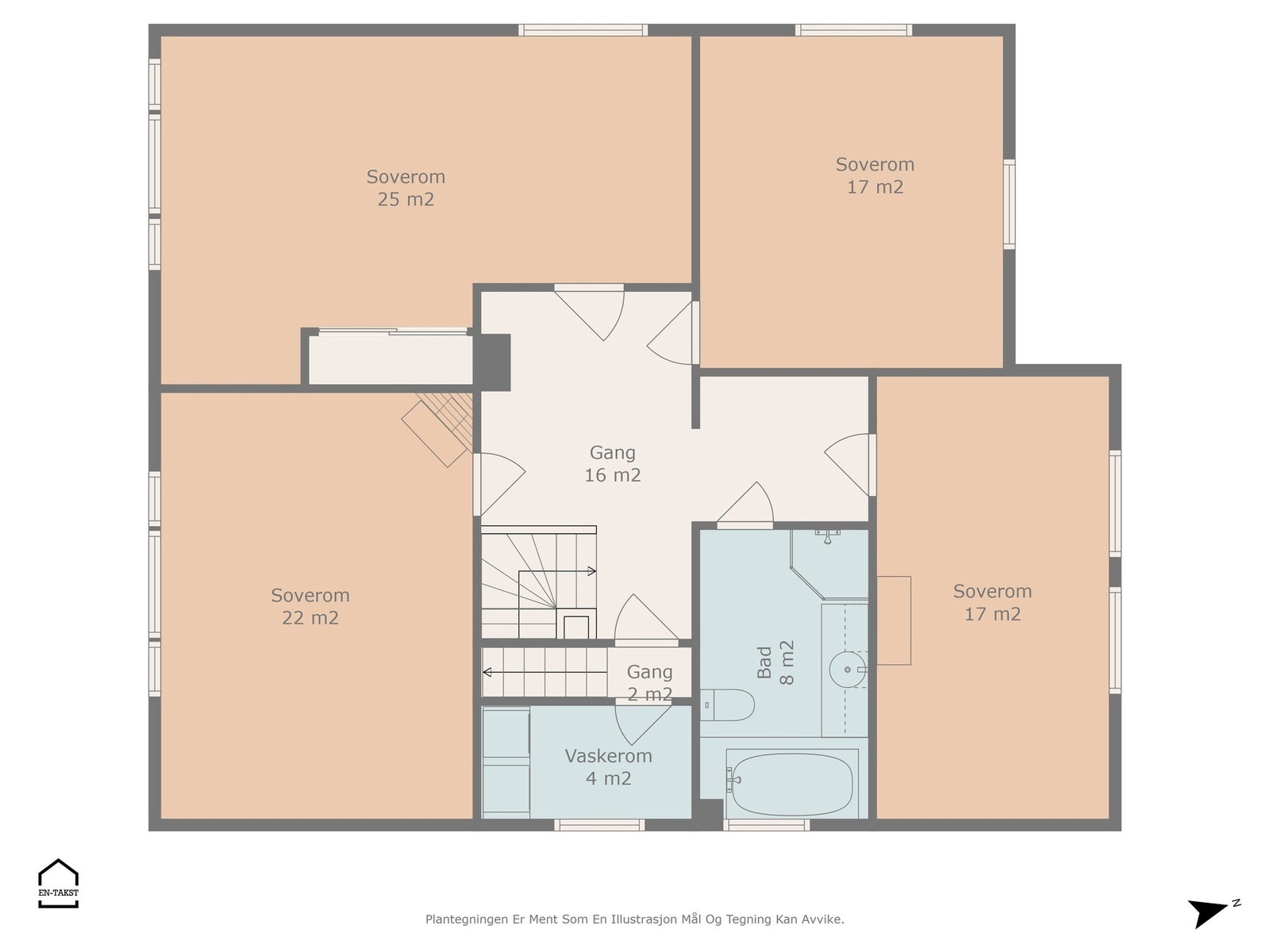 Plantegning - 2. etasje. Galleribilde