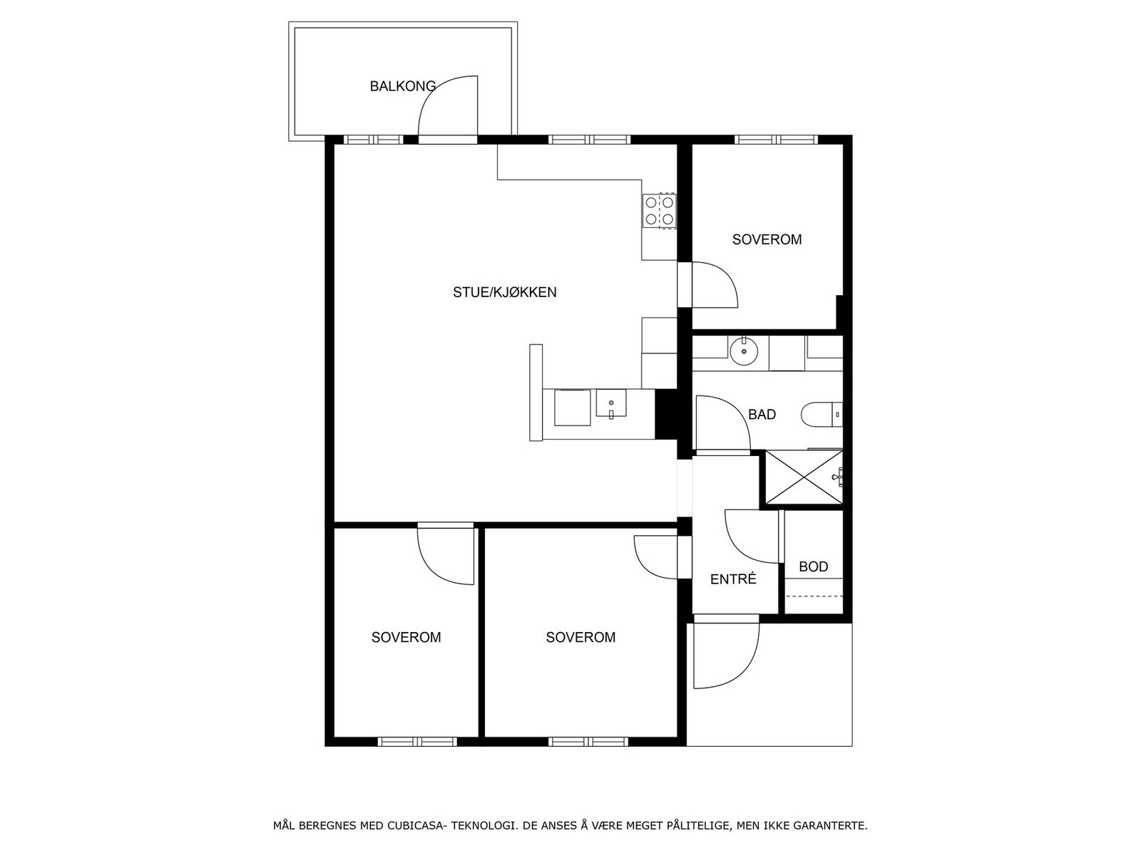 Plantegning - Ikke målbar. Galleribilde
