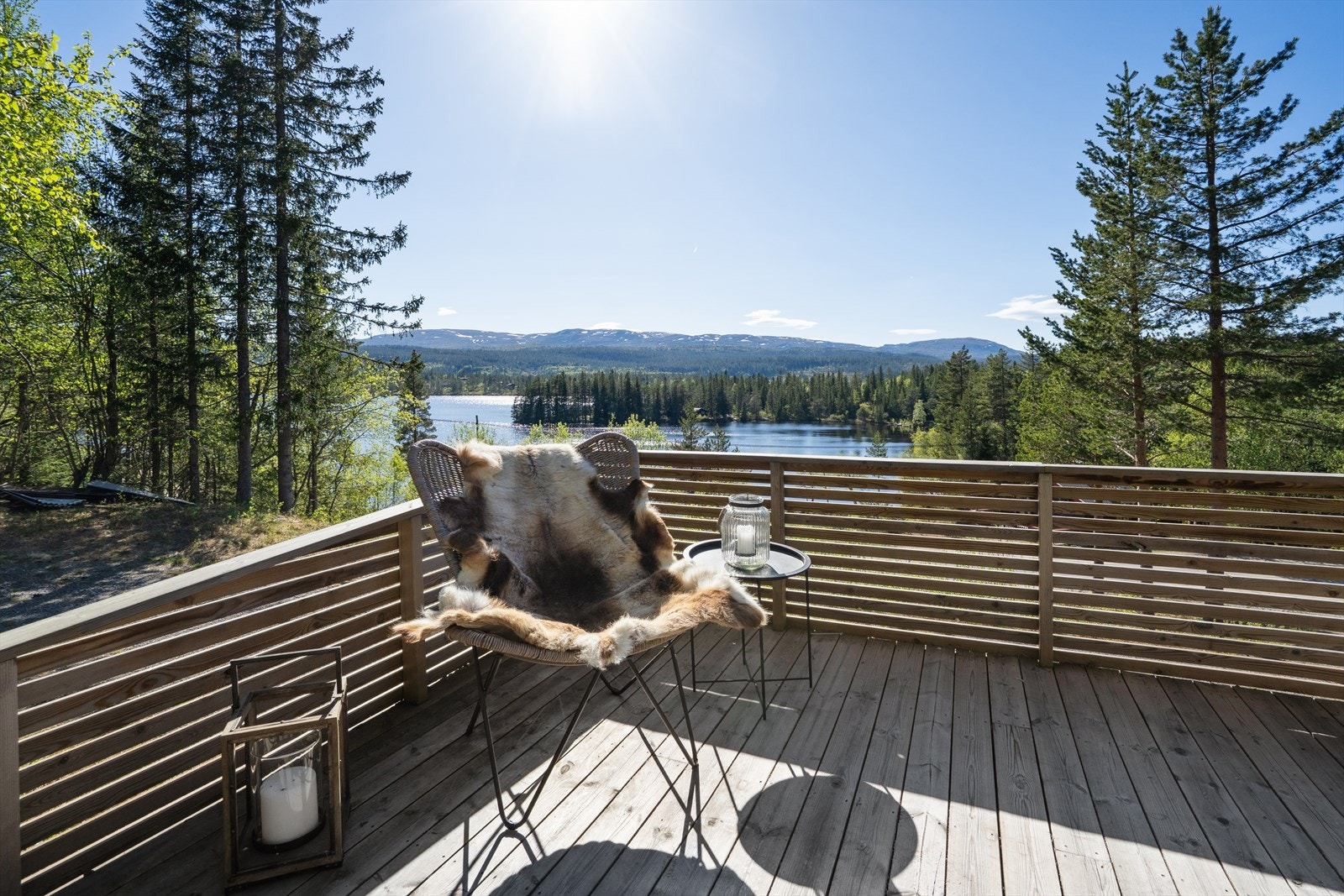 Et flott sted å nyte morgenkaffen på varme sommerdager. Galleribilde