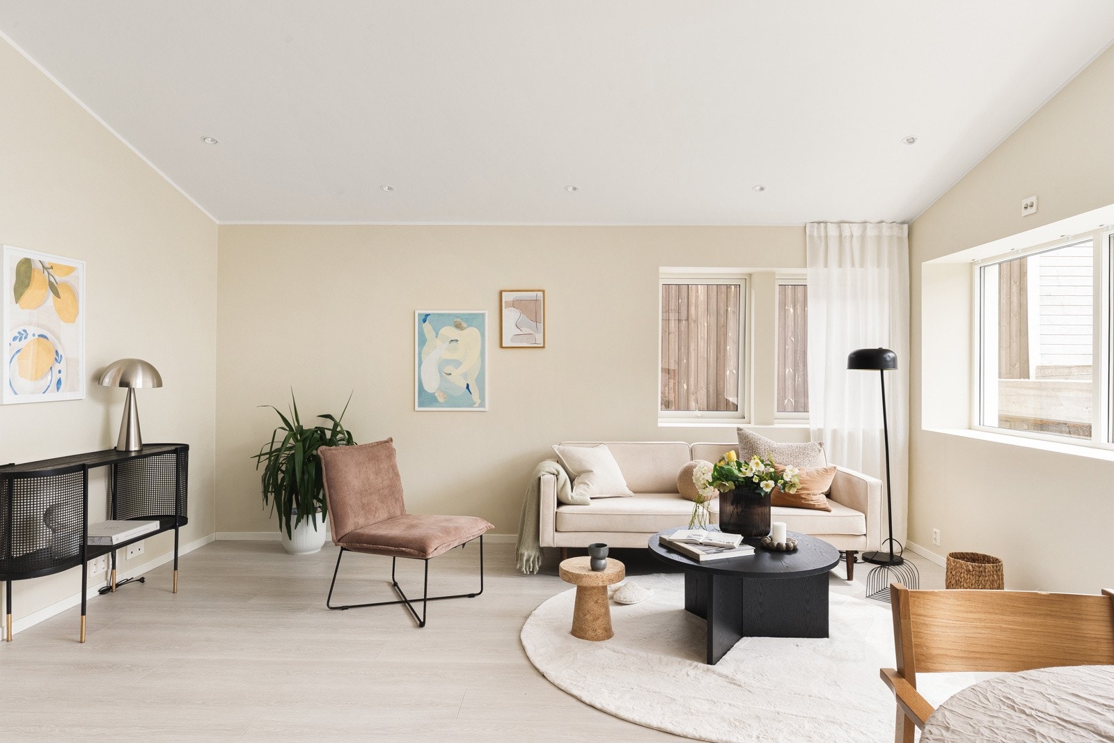 Det er god plass til å innrede i ulike soner. Galleribilde