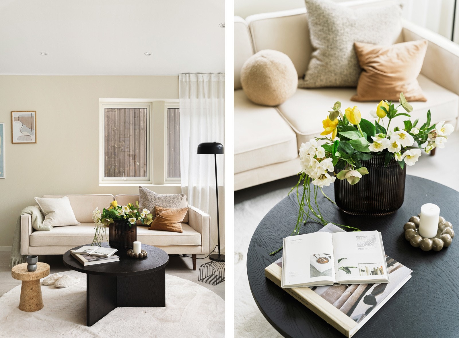 Overflatene er lysmalte i en behagelig fargetone. Galleribilde