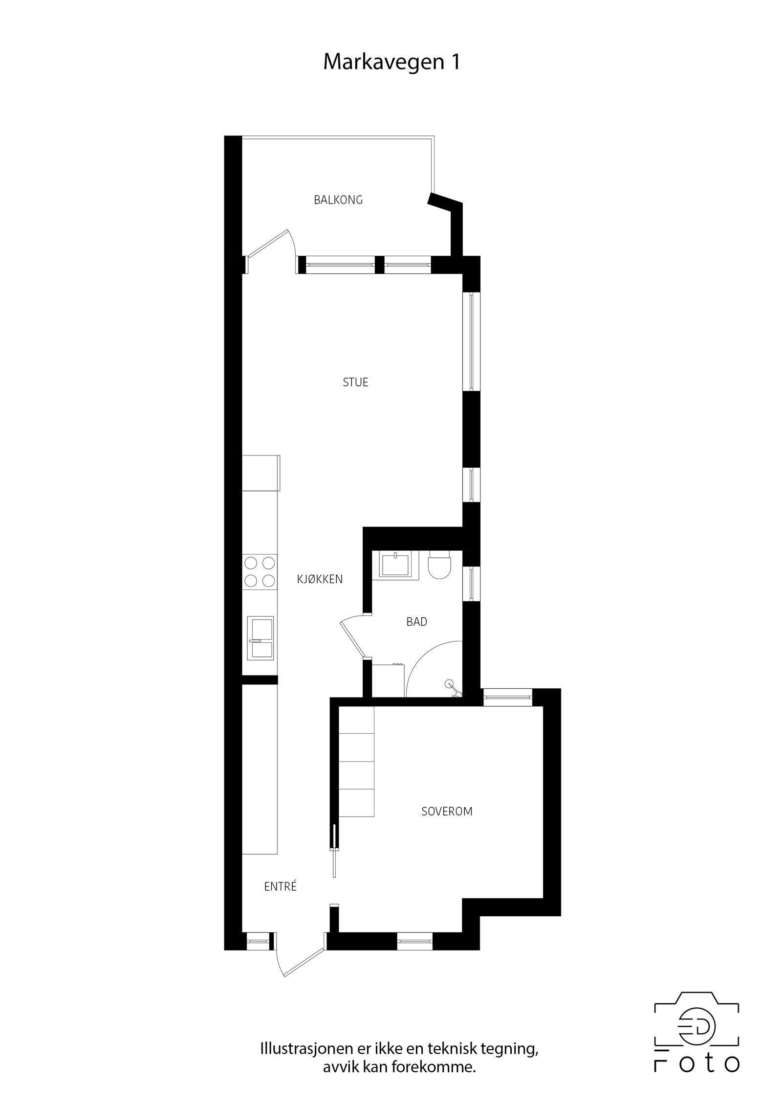 Plantegning Galleribilde
