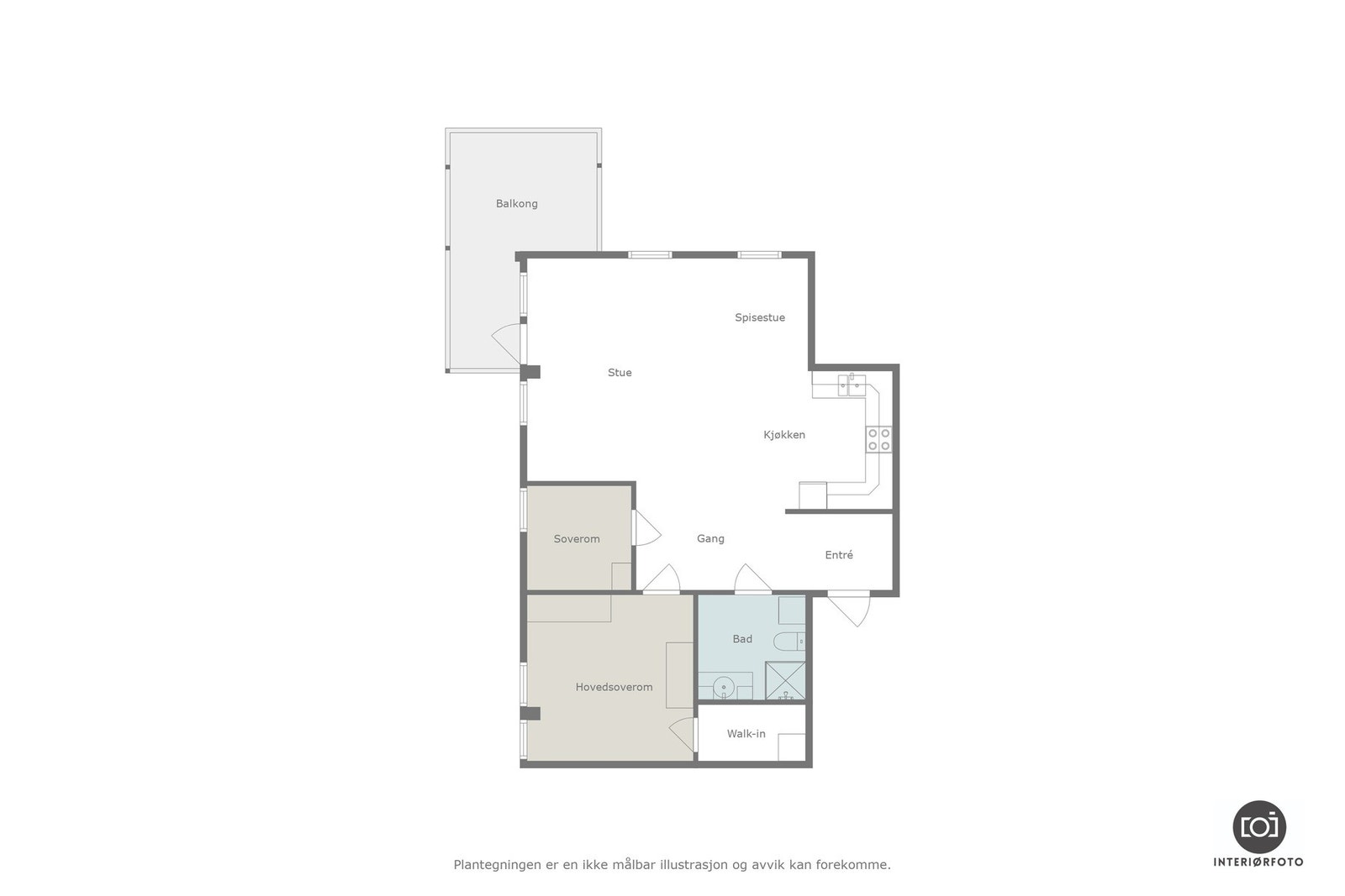 Plantegning Galleribilde