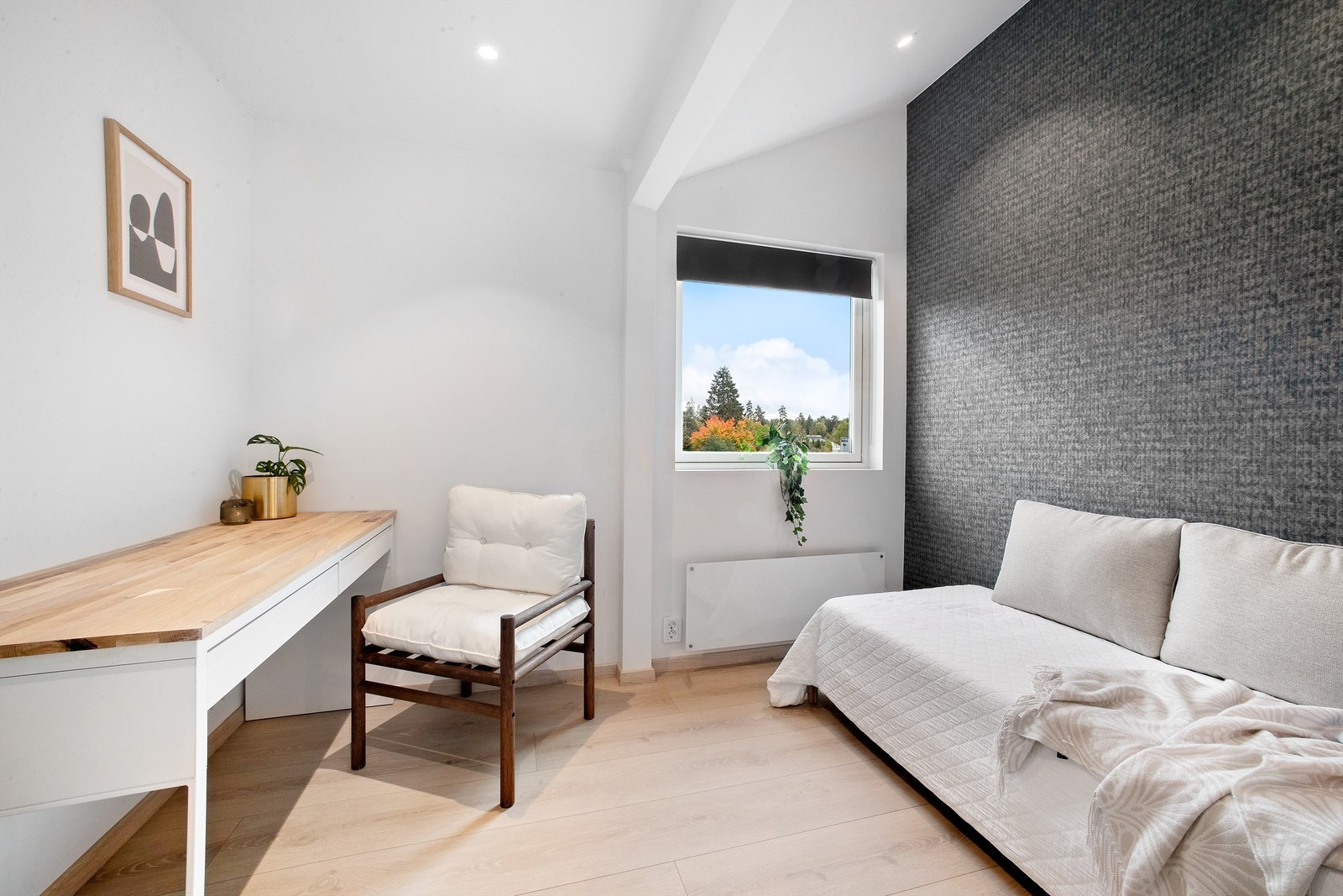 Det andre soverommet blir i dag brukt som et multirom. Galleribilde